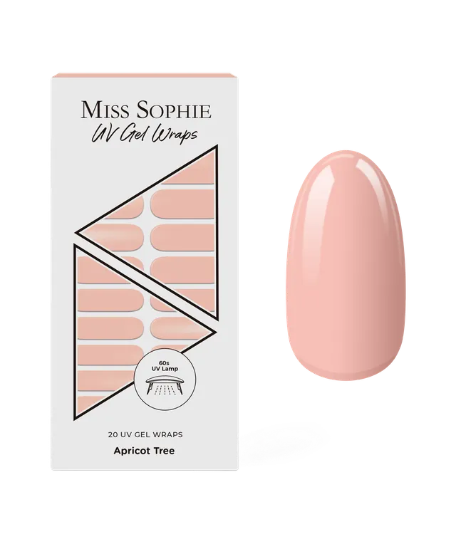 miss-sophie-s-apricot-tree-uv-gel-nagelfolien-apricotfarbene-uv-gel-wraps-solide image 1