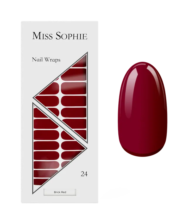 miss-sophie-s-brick-red-einfarbige-nagelfolien-in-sattem-warmem-rot image 1