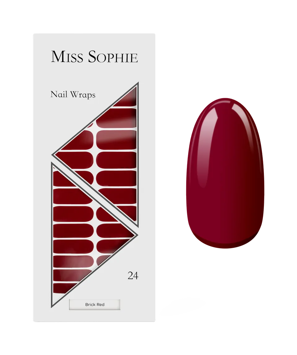 miss-sophie-s-brick-red-einfarbige-nagelfolien-in-sattem-warmem-rot image 1