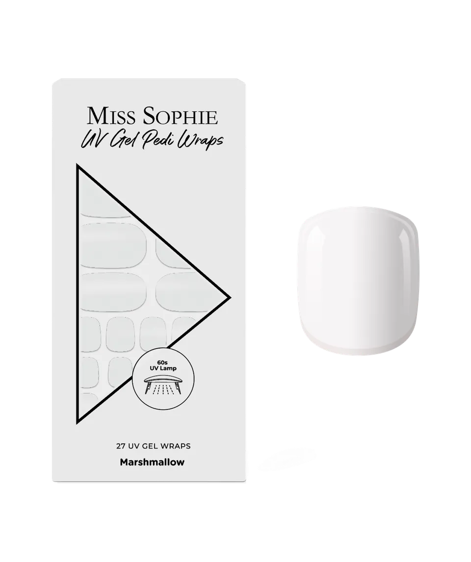 miss-sophie-s-marshmallow-uv-pedicure-nagelfolien-zeitloses-wei-in-uv-gel-qualit image 1
