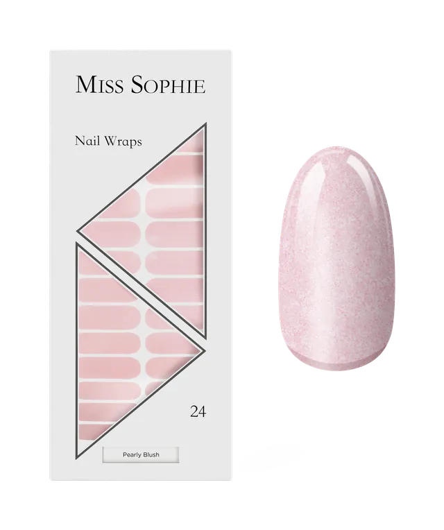miss-sophie-s-pearly-blush-nagelfolie-glitzer-nagelwraps-in-perlmutt-nude-mit-ho image 1
