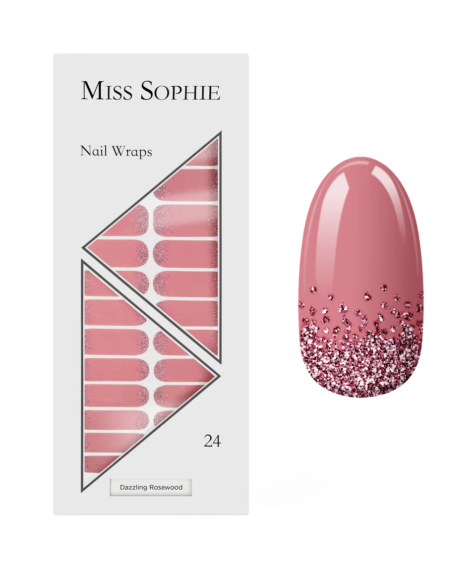 miss-sophie-s-dazzling-rosewood-nagelfolien-glitzerndes-glitter-auf-rosenholz-ba image 1