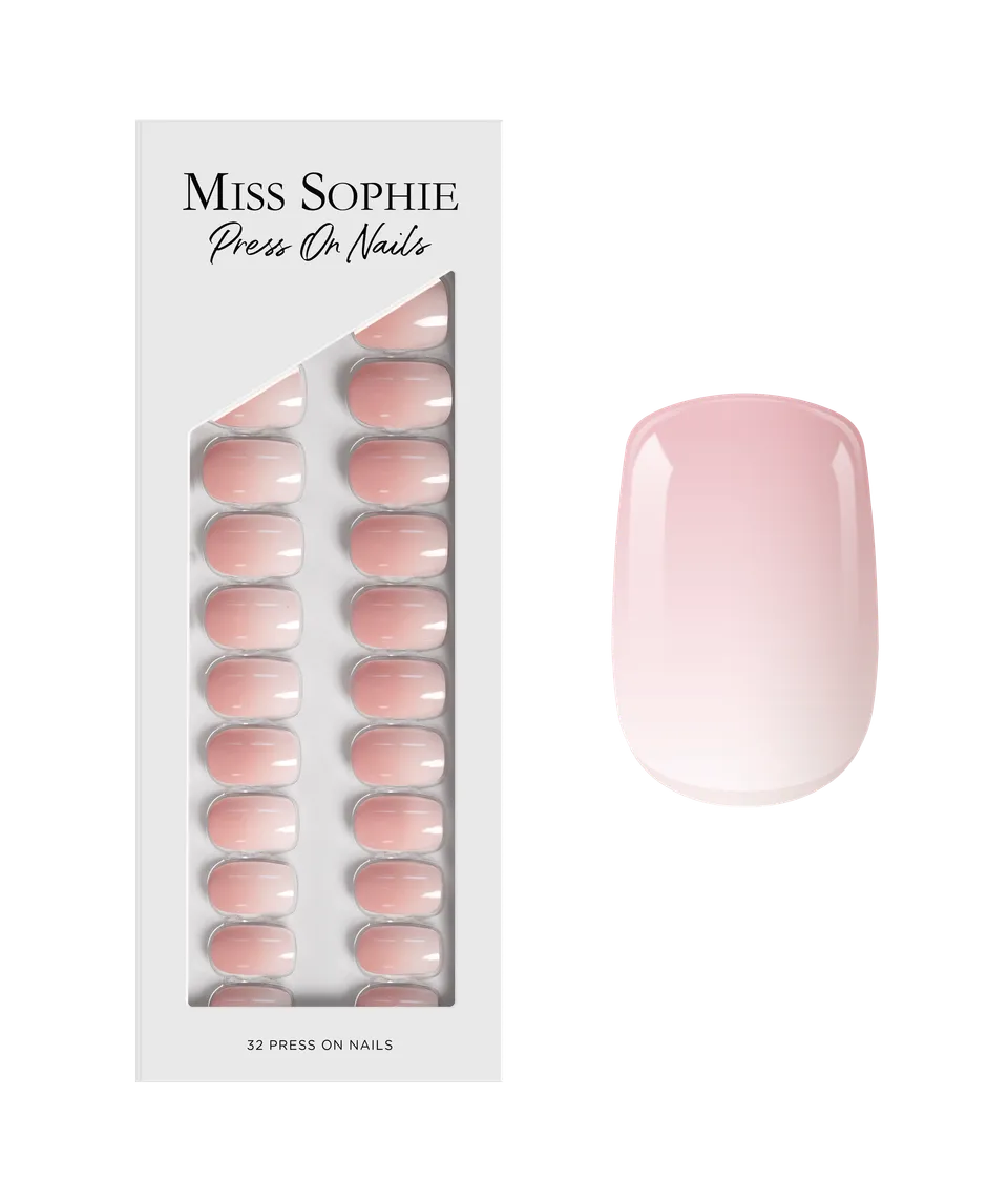 miss-sophie-s-rose-babyboomer-press-on-nails-kurze-quadratische-fertig-n-gel-mit image 1