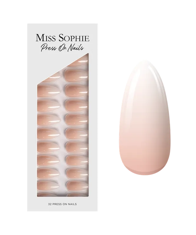 miss-sophie-s-nude-babyboomer-press-on-nails-medium-almond-form-nude-wei-farbver image 1