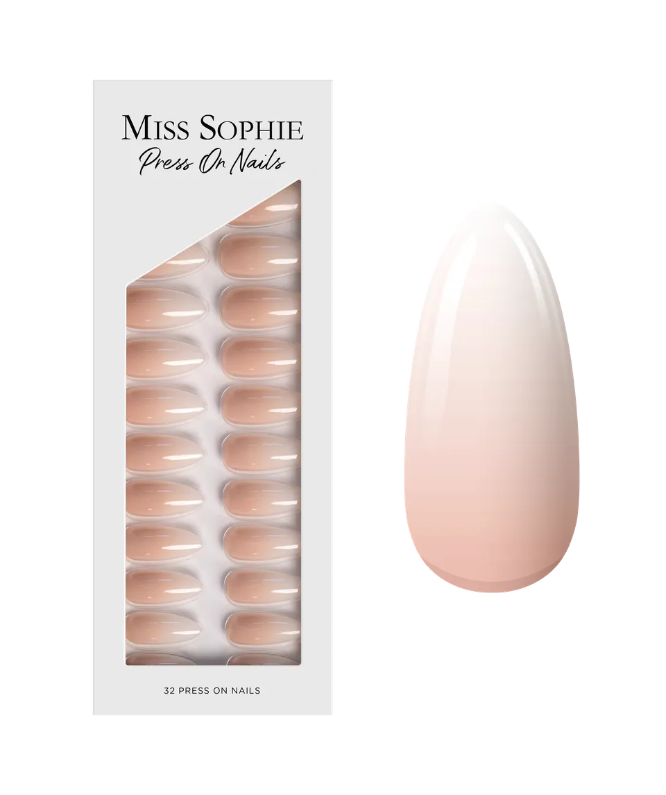 miss-sophie-s-nude-babyboomer-press-on-nails-medium-almond-form-nude-wei-farbver image 1