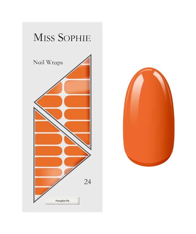 miss-sophie-s-pumpkin-pie-nagelfolien-leuchtendes-warmes-orange-f-r-den-herbst image 1