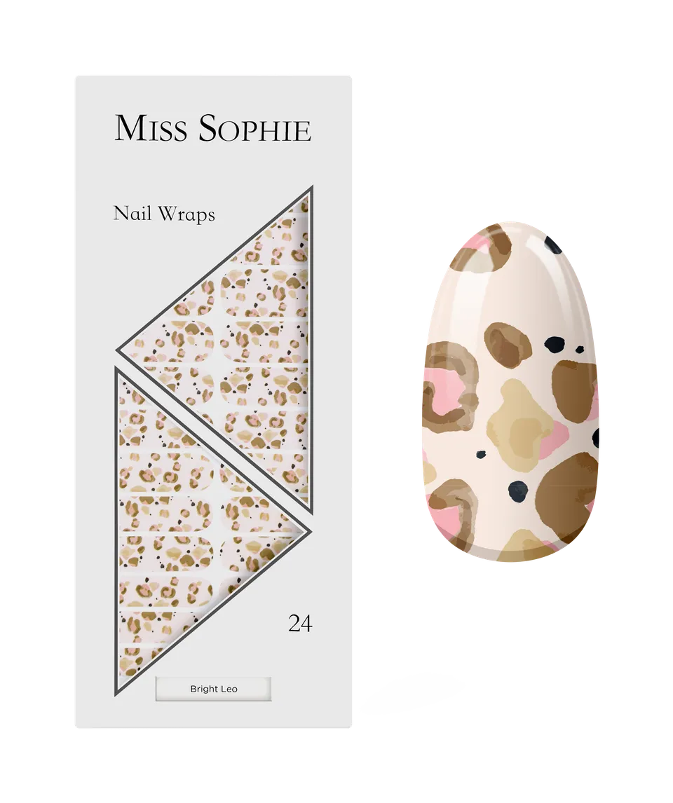 miss-sophie-s-bright-leo-nail-wraps-mit-grafischem-herbst-design image 1