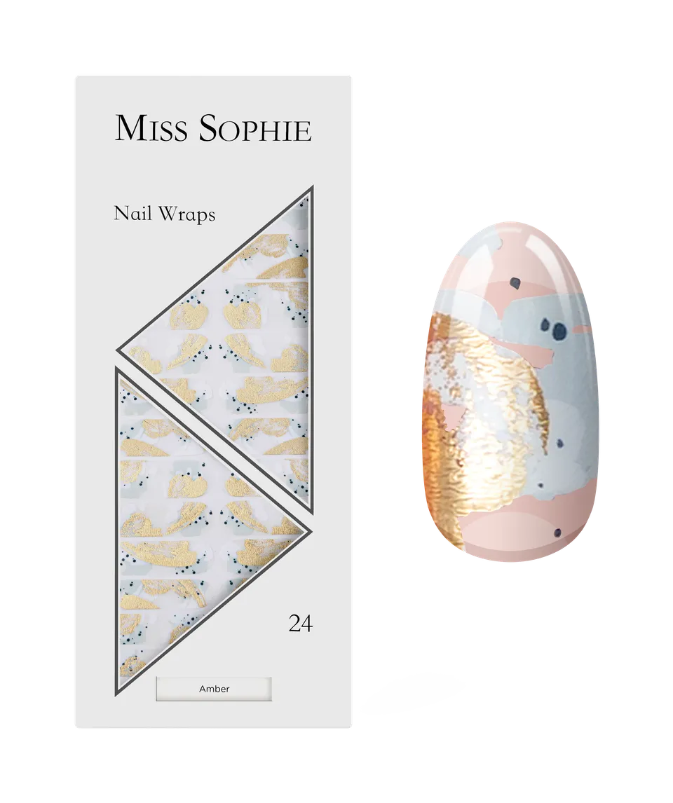 miss-sophie-s-amber-nagelfolien-herbst-design-mit-goldenen-akzenten-in-nude-t-ne image 1