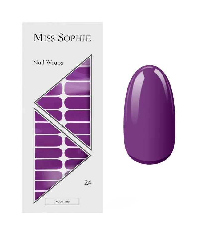 miss-sophie-s-aubergine-nail-wraps-tiefes-auberginen-violett-im-uni-design image 1
