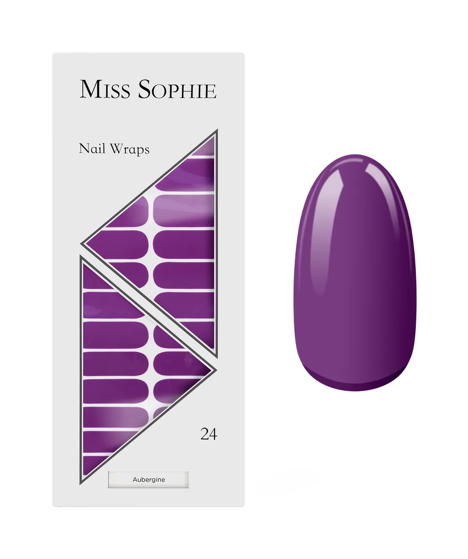miss-sophie-s-aubergine-nail-wraps-tiefes-auberginen-violett-im-uni-design image 1
