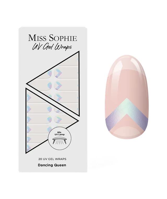miss-sophie-s-dancing-queen-uv-nagelfolien-holografische-party-nagelwraps-in-gr- image 1