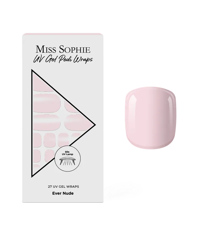 miss-sophie-s-ever-nude-uv-pedicure-uv-gel-nagelfolien-in-zartem-rosa-nude-f-r-z image 1