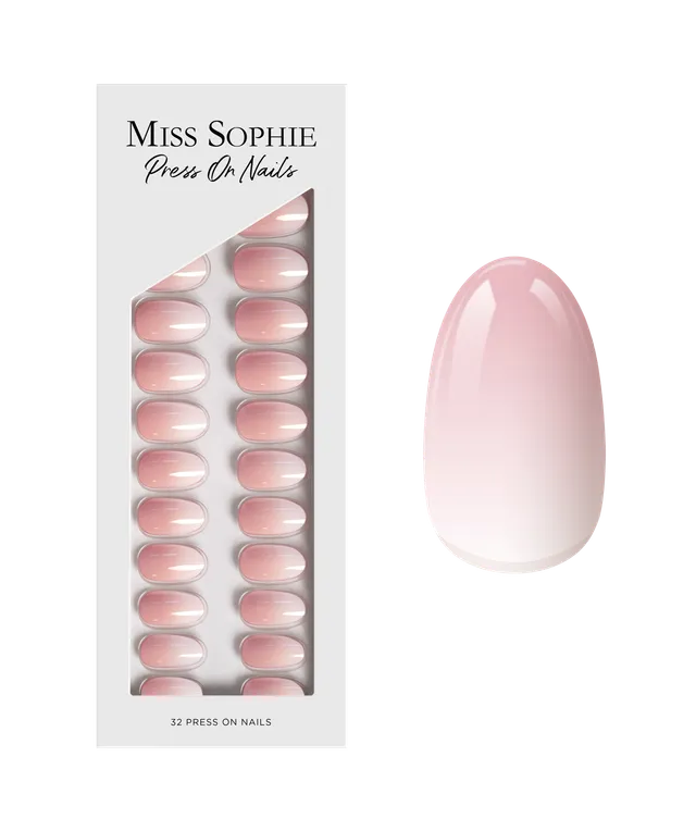 miss-sophie-s-rose-babyboomer-press-on-nails-short-round-falsche-n-gel-in-ros-we image 1