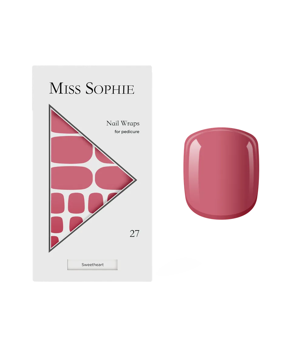 miss-sophie-s-sweetheart-pedicure-warmes-ros-nagelfolien-f-r-fu-n-gel-pedicure-k image 1