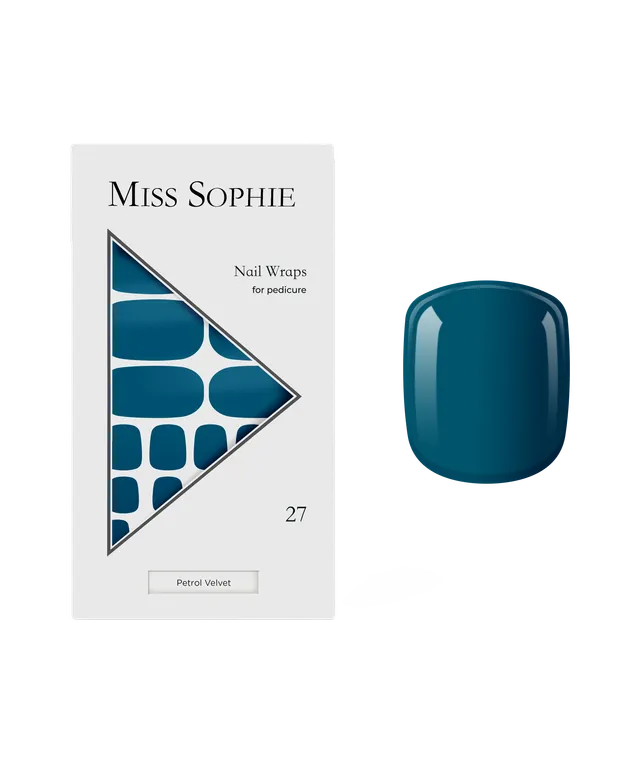 miss-sophie-s-petrol-velvet-pedicure-nagelfolien-satiniertes-petrol-dunkelgr-n-f image 1