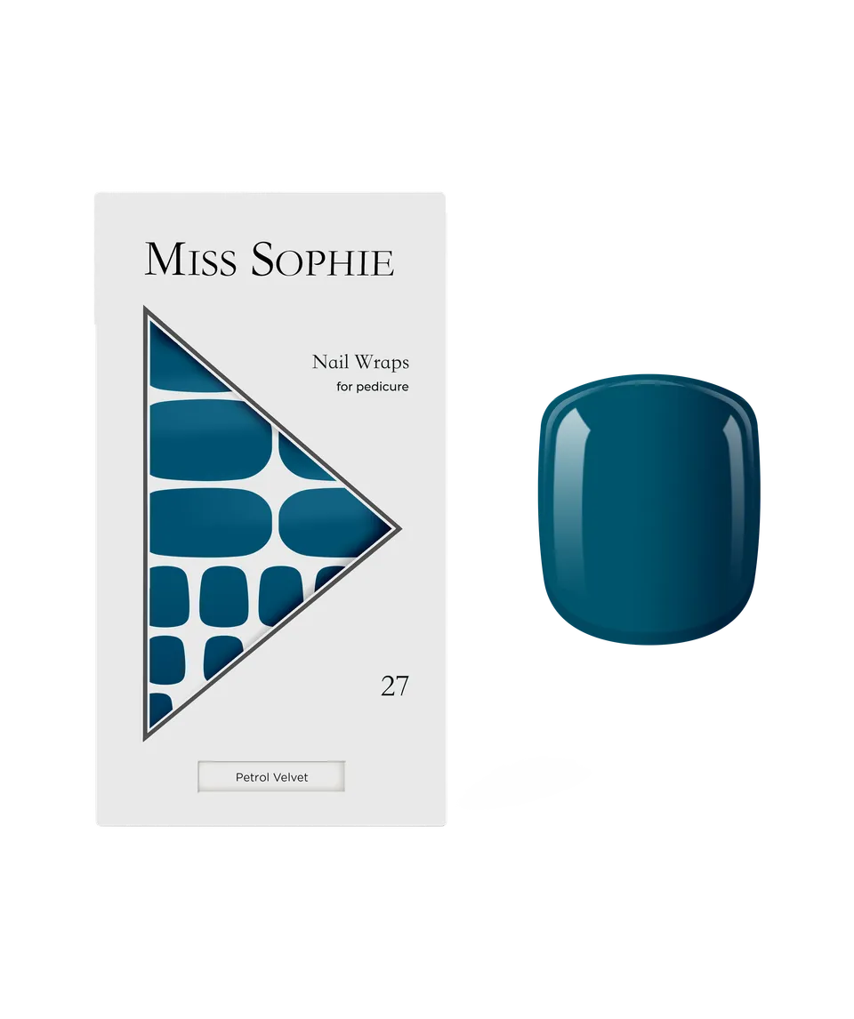 miss-sophie-s-petrol-velvet-pedicure-nagelfolien-satiniertes-petrol-dunkelgr-n-f image 1