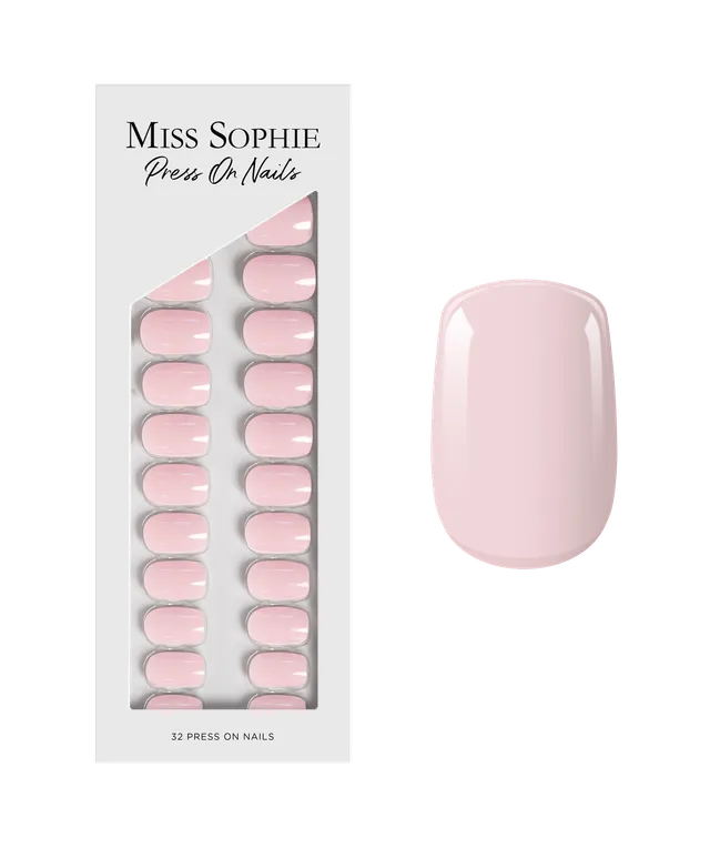miss-sophie-s-ever-nude-press-on-nails-short-square-press-on-n-gel-in-klassische image 1