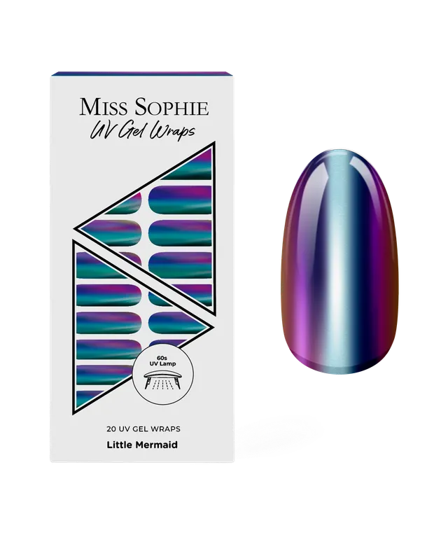 miss-sophie-s-little-mermaid-uv-uv-gel-press-on-n-gel-mit-blau-violett-verlauf-u image 1