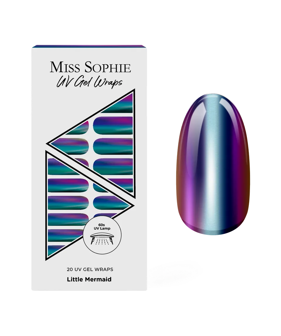 miss-sophie-s-little-mermaid-uv-uv-gel-press-on-n-gel-mit-blau-violett-verlauf-u image 1