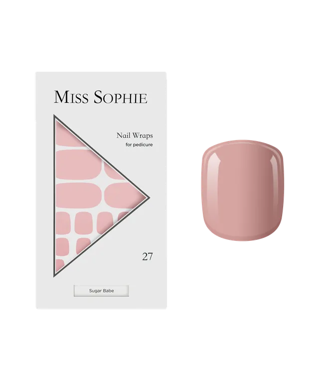 miss-sophie-s-sugar-babe-pedicure-nagelfolien-elegantes-nude-mit-zartem-pink-unt image 1