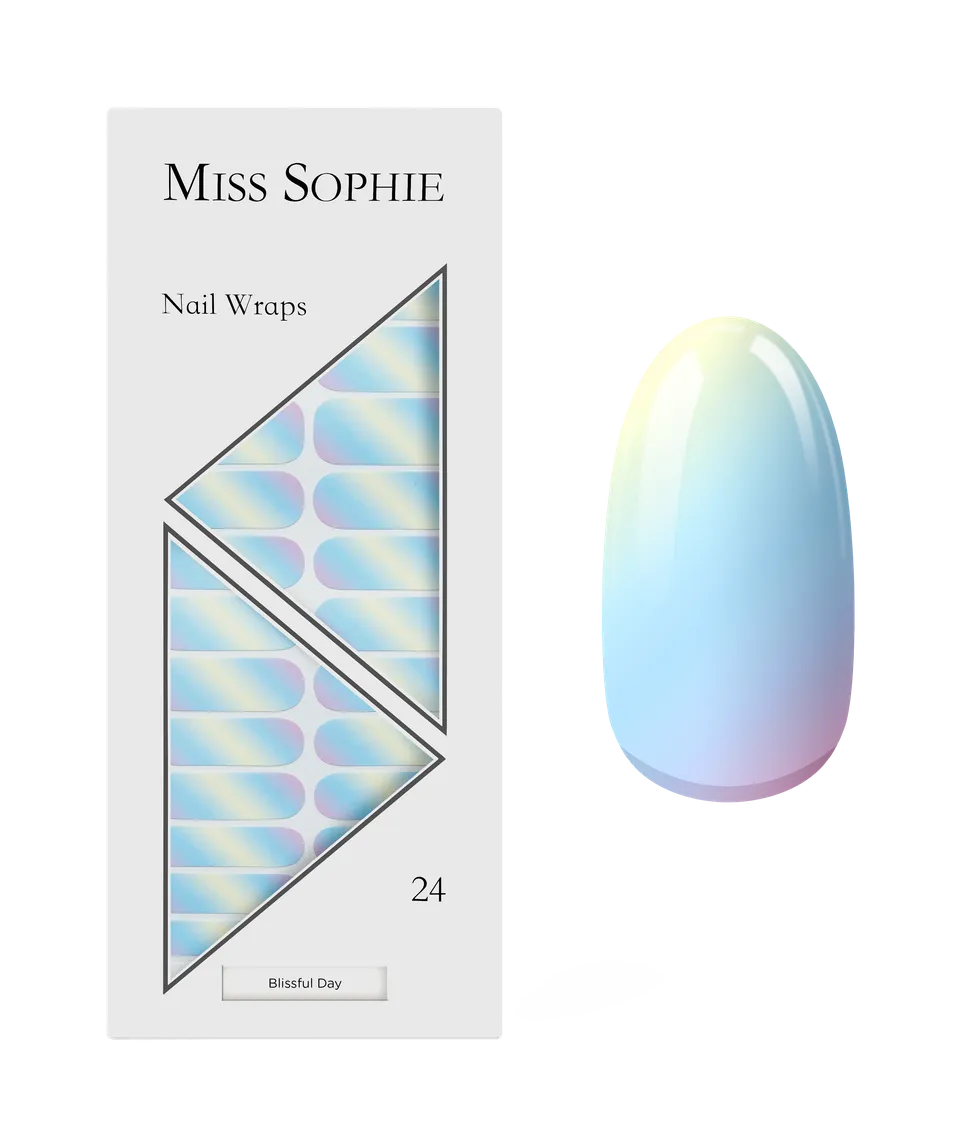 miss-sophie-s-blissful-day-nagelfolien-regenbogen-farbverlauf-in-blau-rosa-und-g image 1