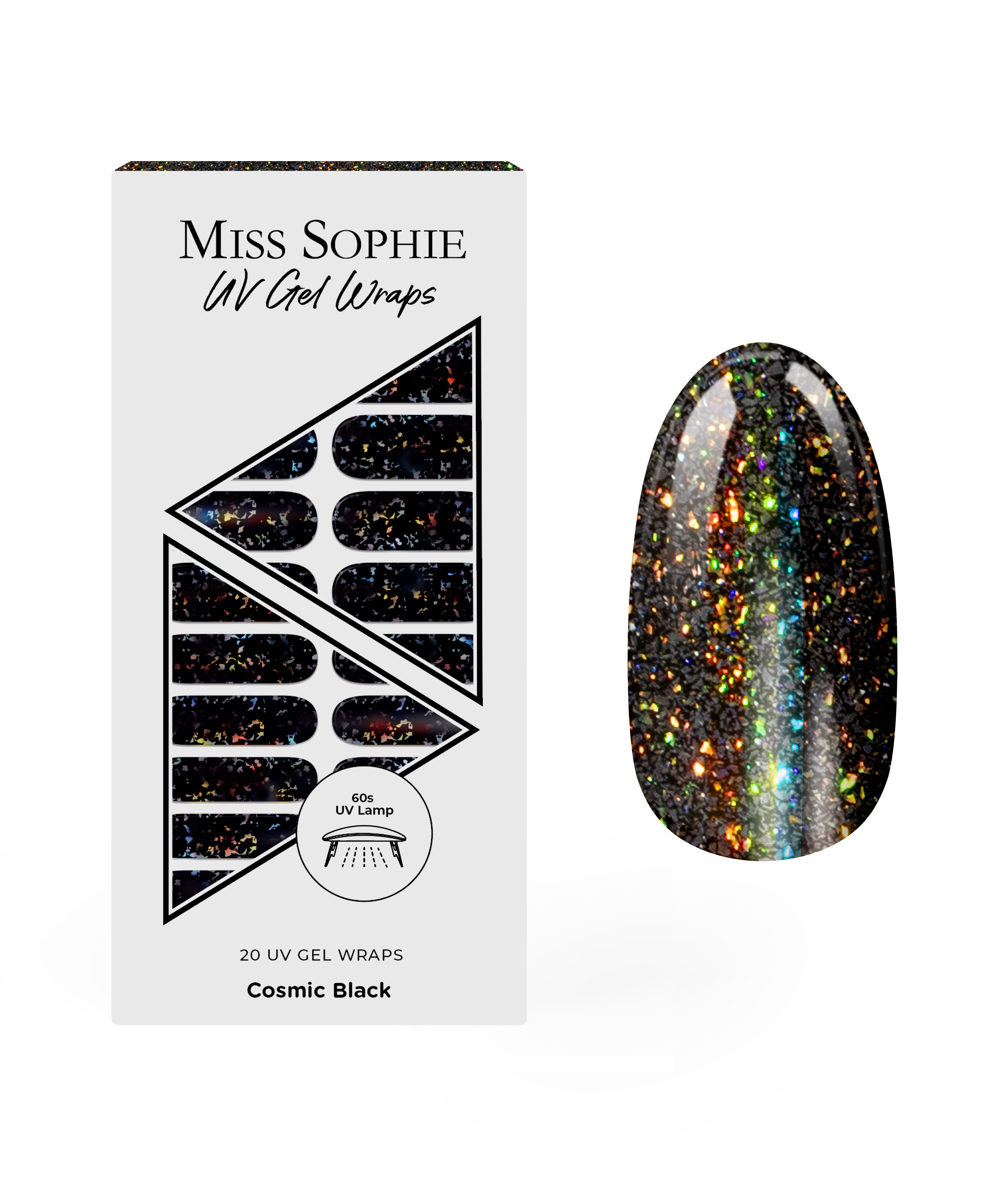 miss-sophie-s-cosmic-black-uv-limitierte-uv-gel-nagelfolien-mit-schimmerndem-reg image 1