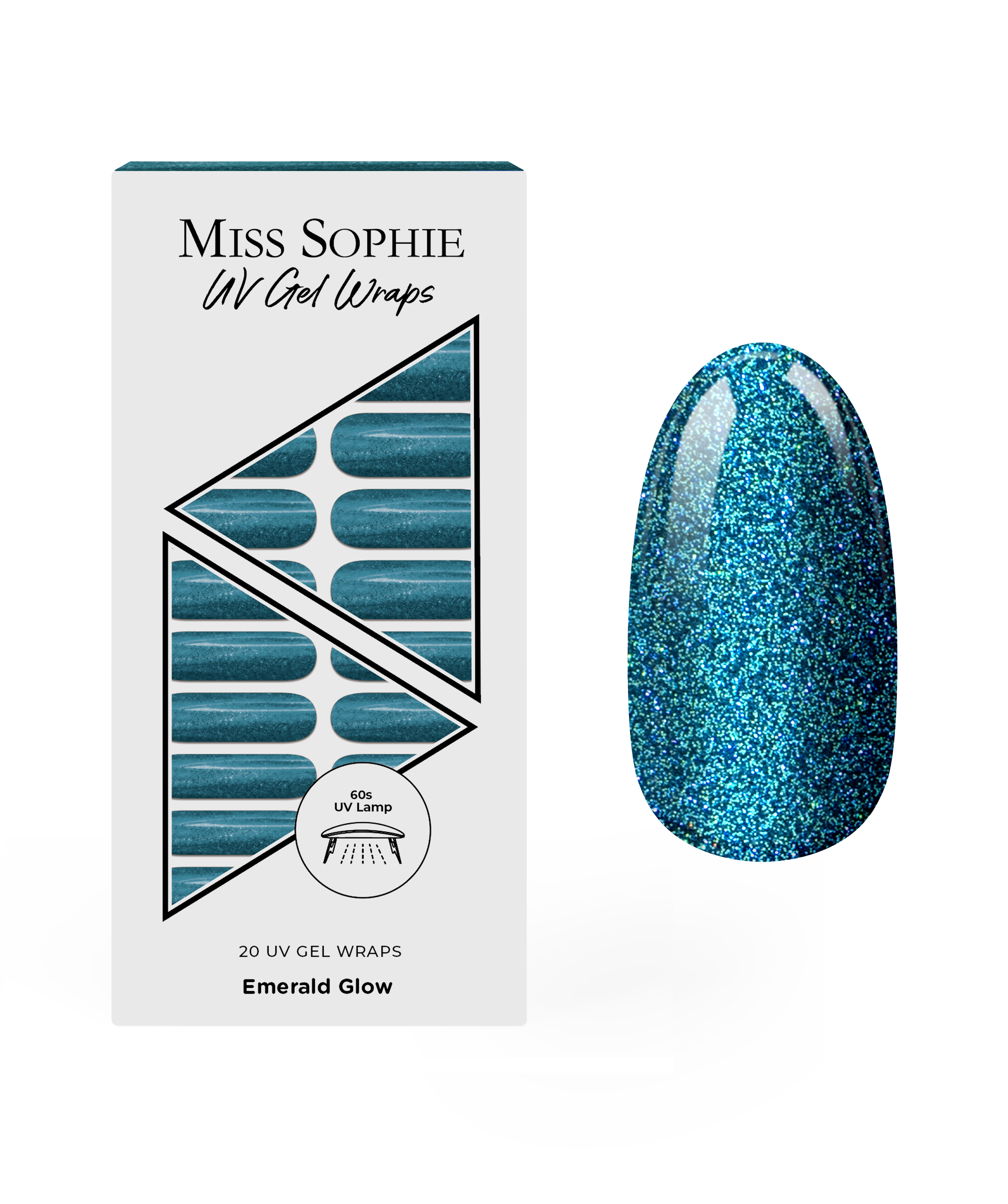 miss-sophie-s-emerald-glow-uv-uv-gel-nagelfolien-in-blau-gr-n-verlauf-limited-ed image 1