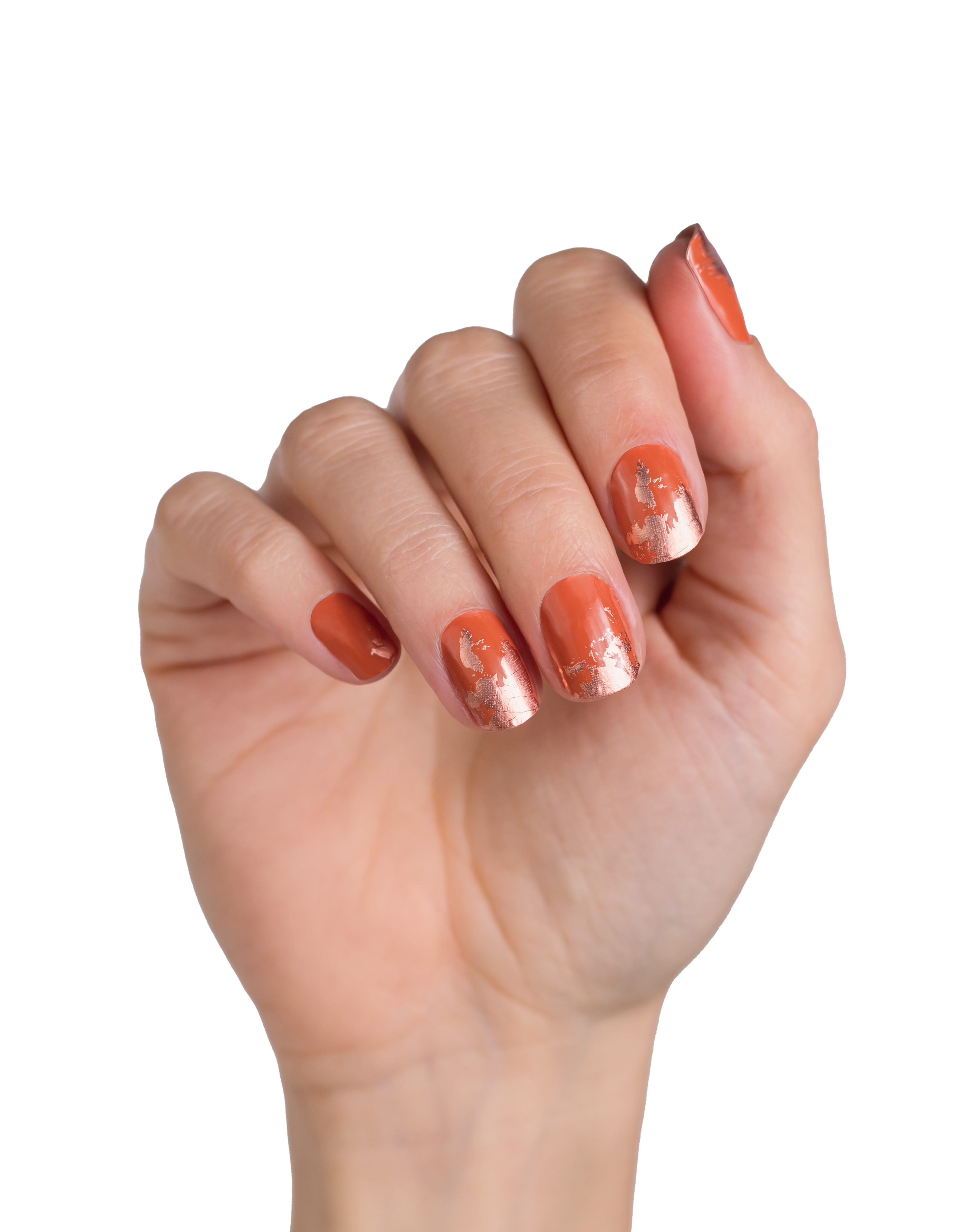 miss-sophie-s-chestnut-brown-nagelfolien-in-braun-mit-metallic-grafikdetails image 2