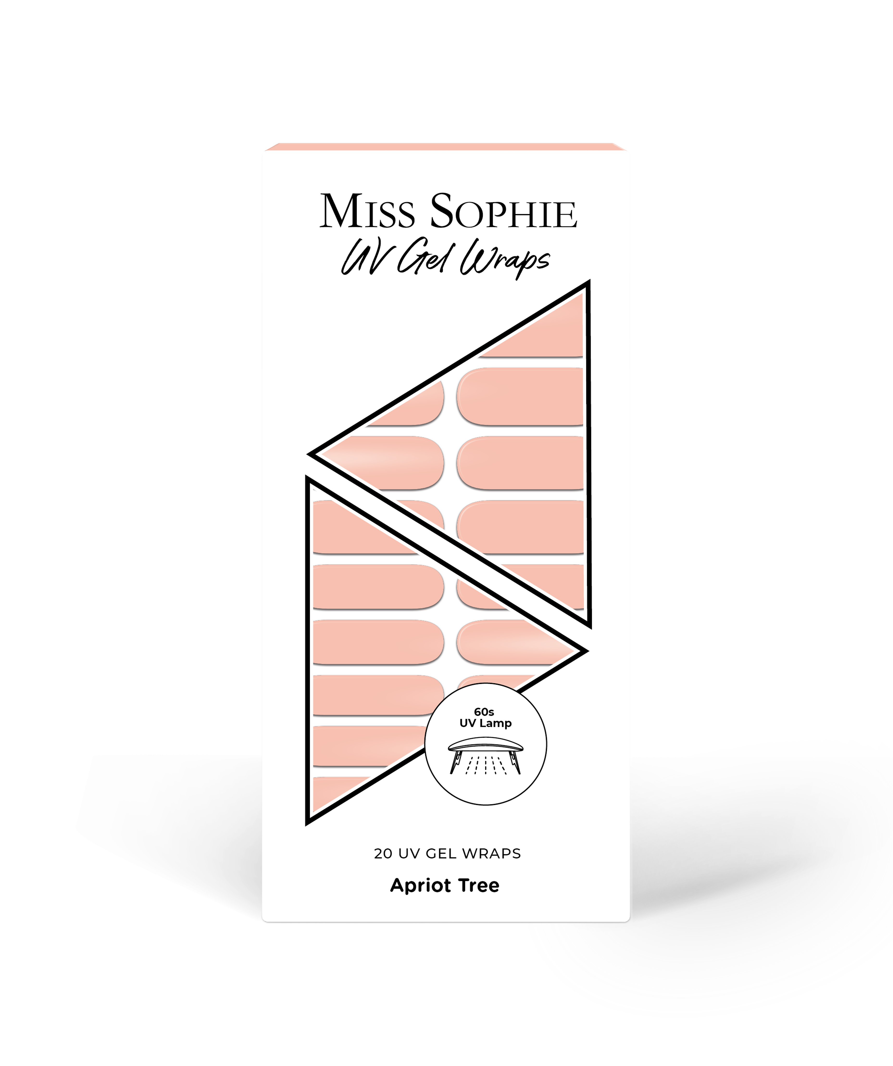miss-sophie-s-apricot-tree-uv-gel-nagelfolien-apricotfarbene-uv-gel-wraps-solide image 5