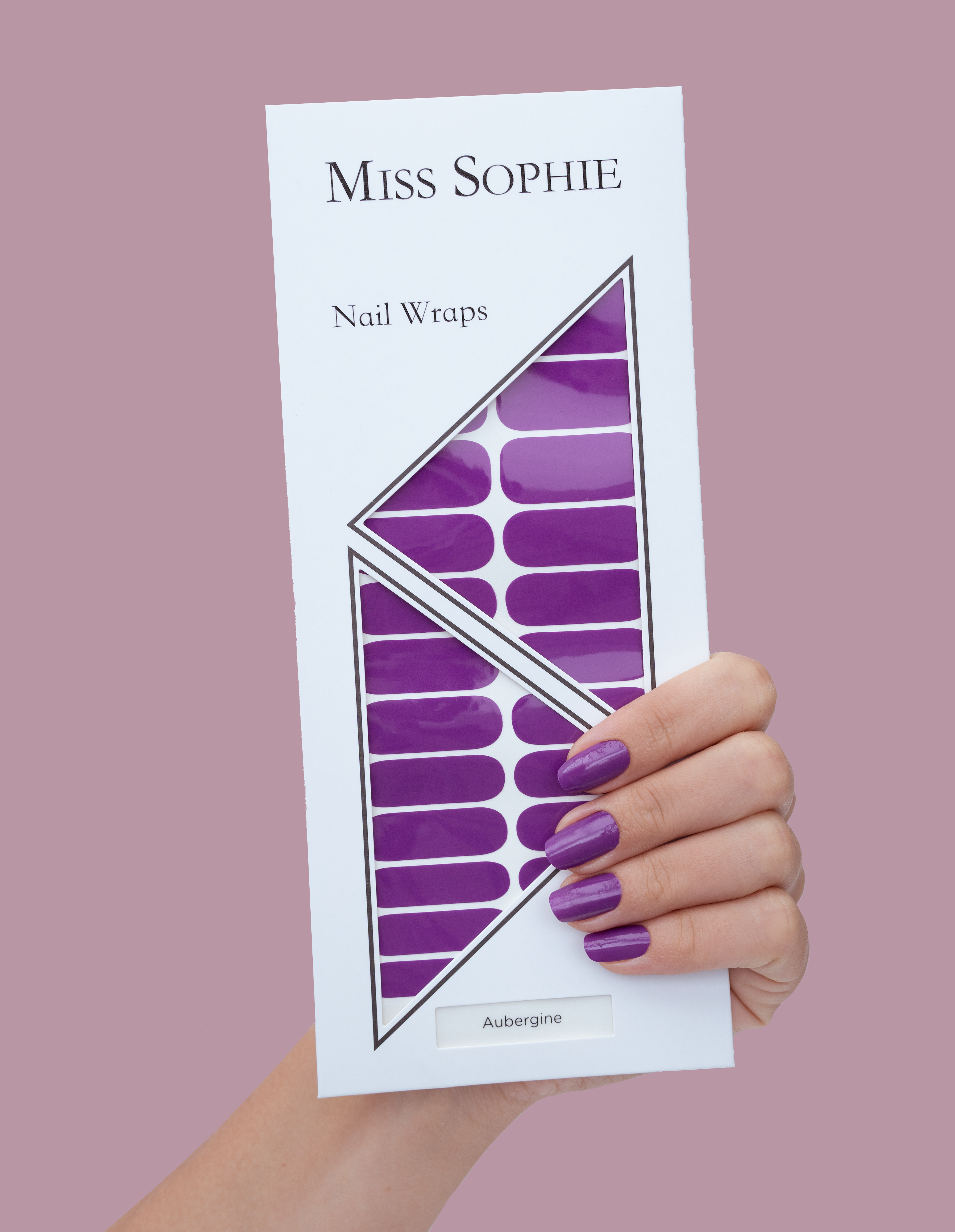 miss-sophie-s-aubergine-nail-wraps-tiefes-auberginen-violett-im-uni-design image 4