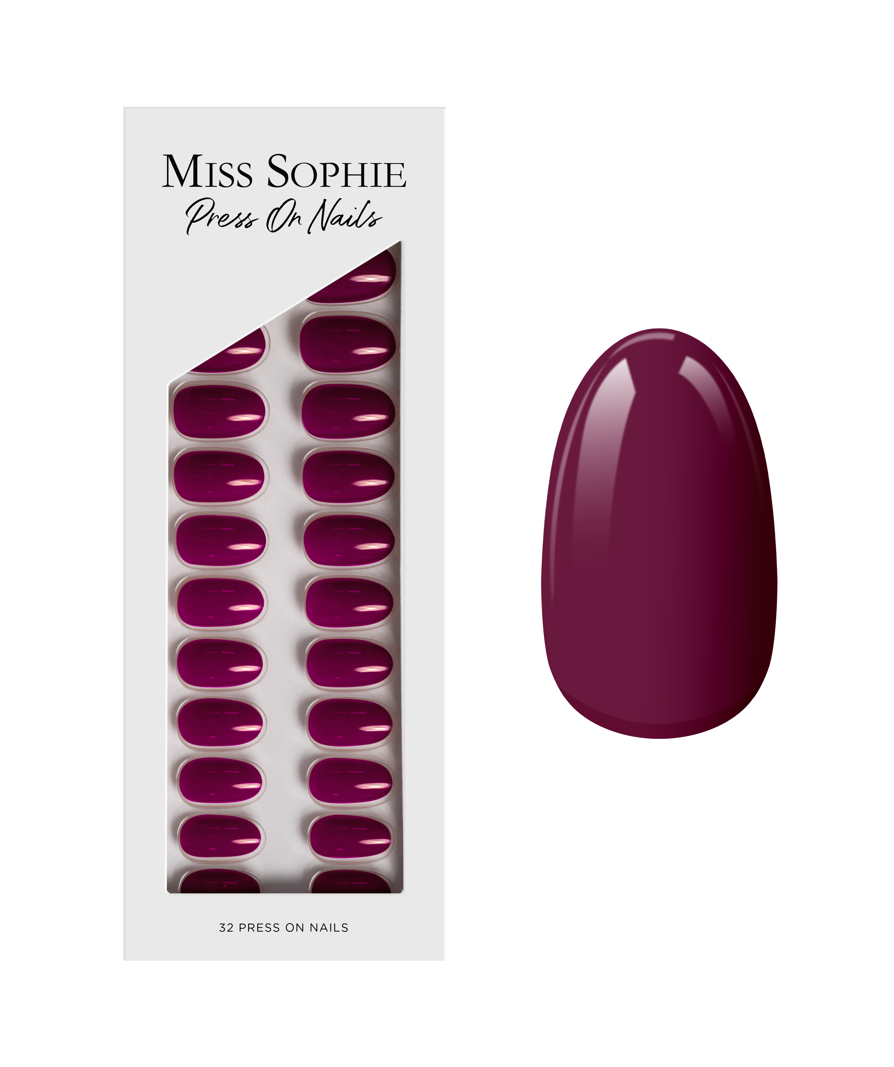 miss-sophie-s-berry-press-on-nails-short-round-falsche-n-gel-in-beerenrot image 1
