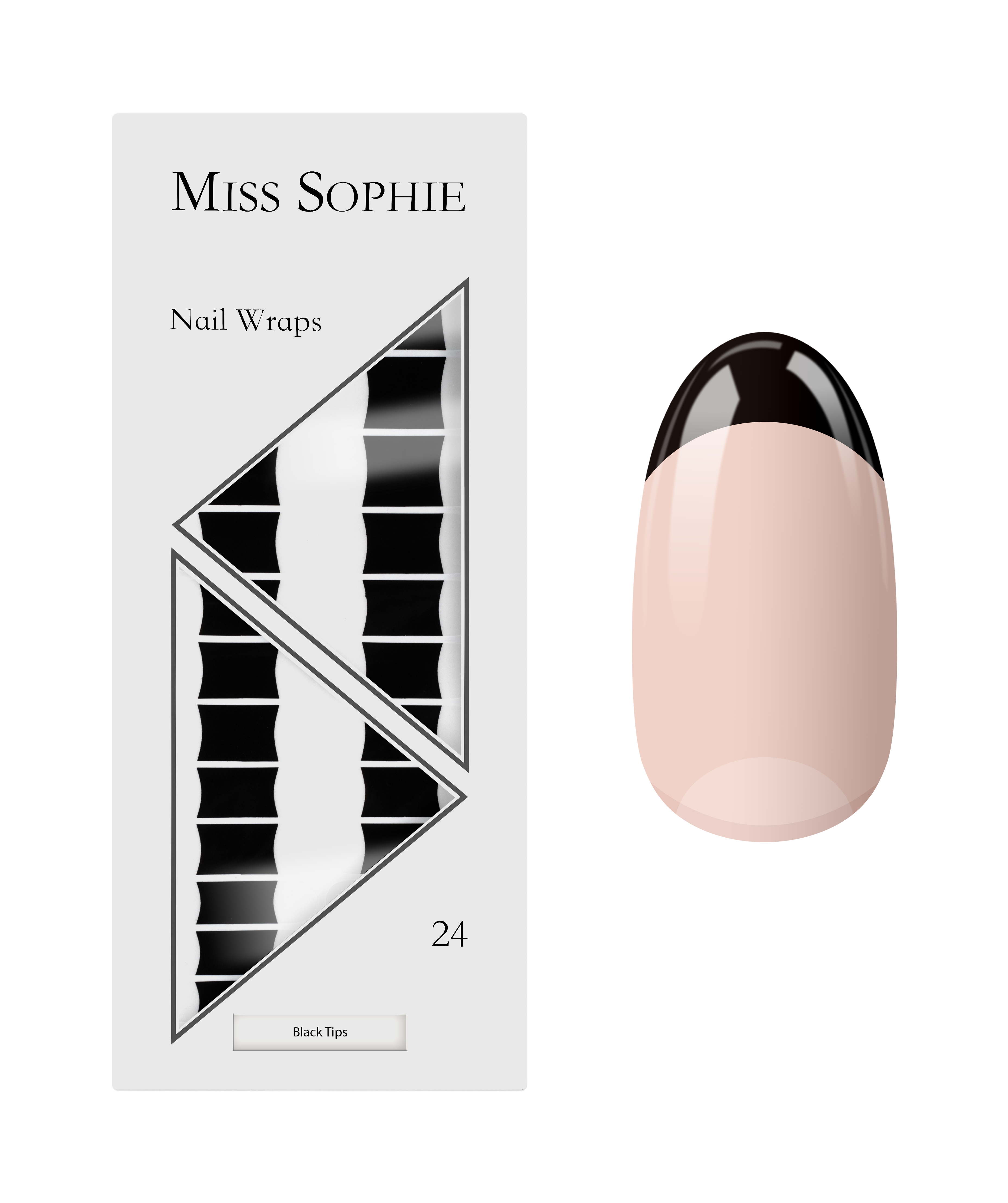 miss-sophie-s-black-tips-nagelfolien-french-look-mit-tiefschwarzen-spitzen image 1