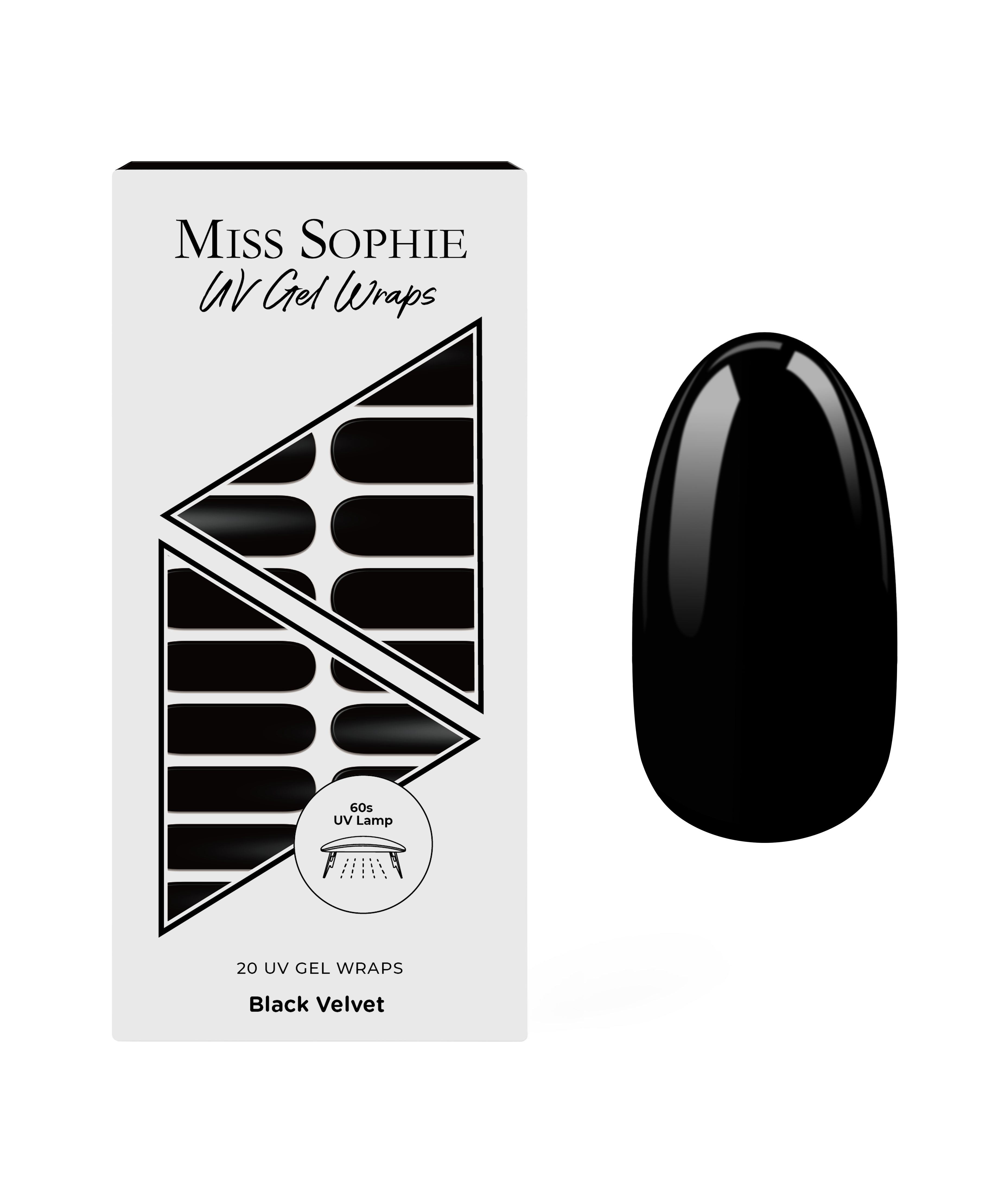 miss-sophie-s-black-velvet-uv-schwarze-uv-gel-nagelfolien-mit-elegantem-samt-fin image 1