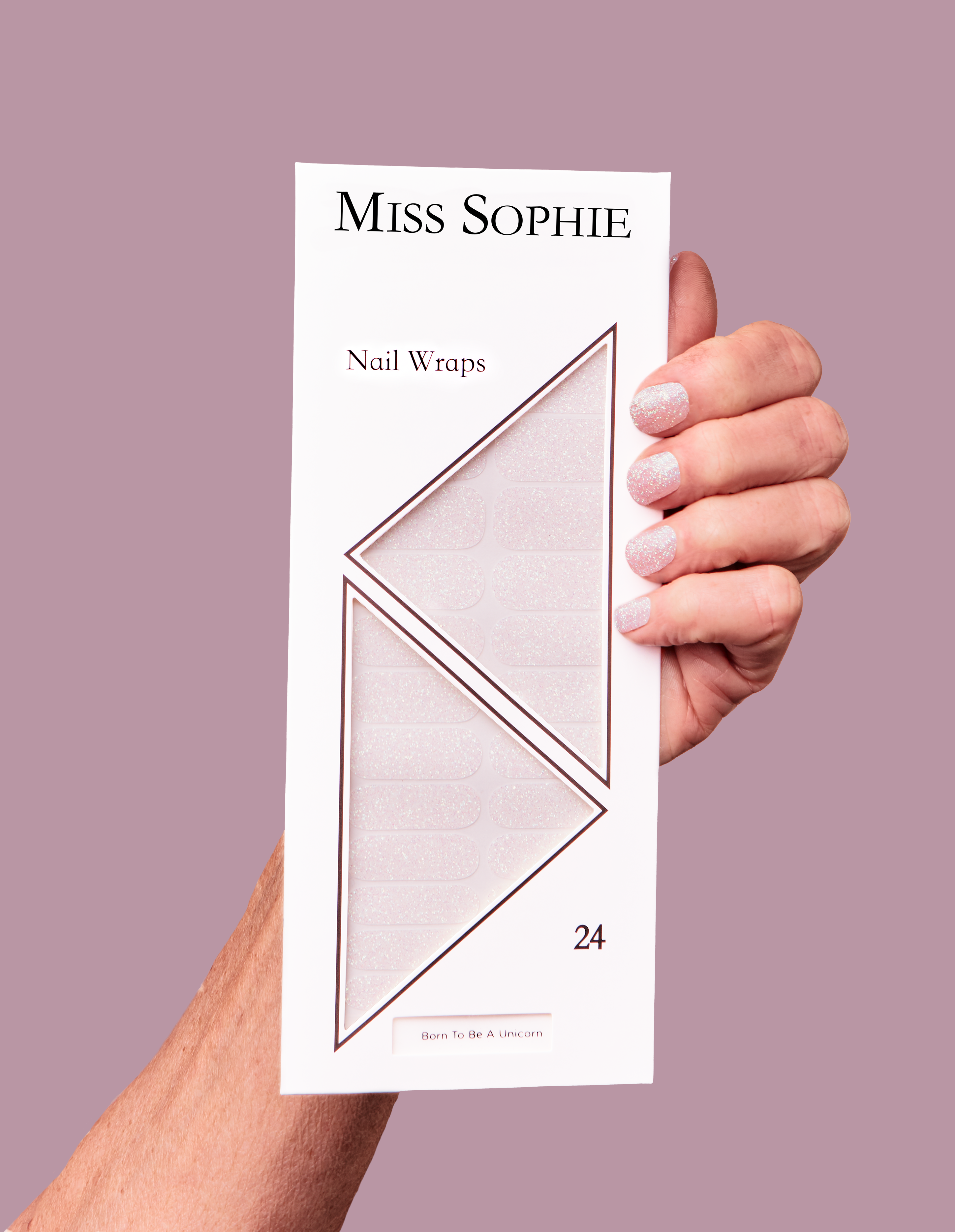 miss-sophie-s-born-to-be-a-unicorn-nail-wraps-holografisches-glitzer-nageldesign image 3