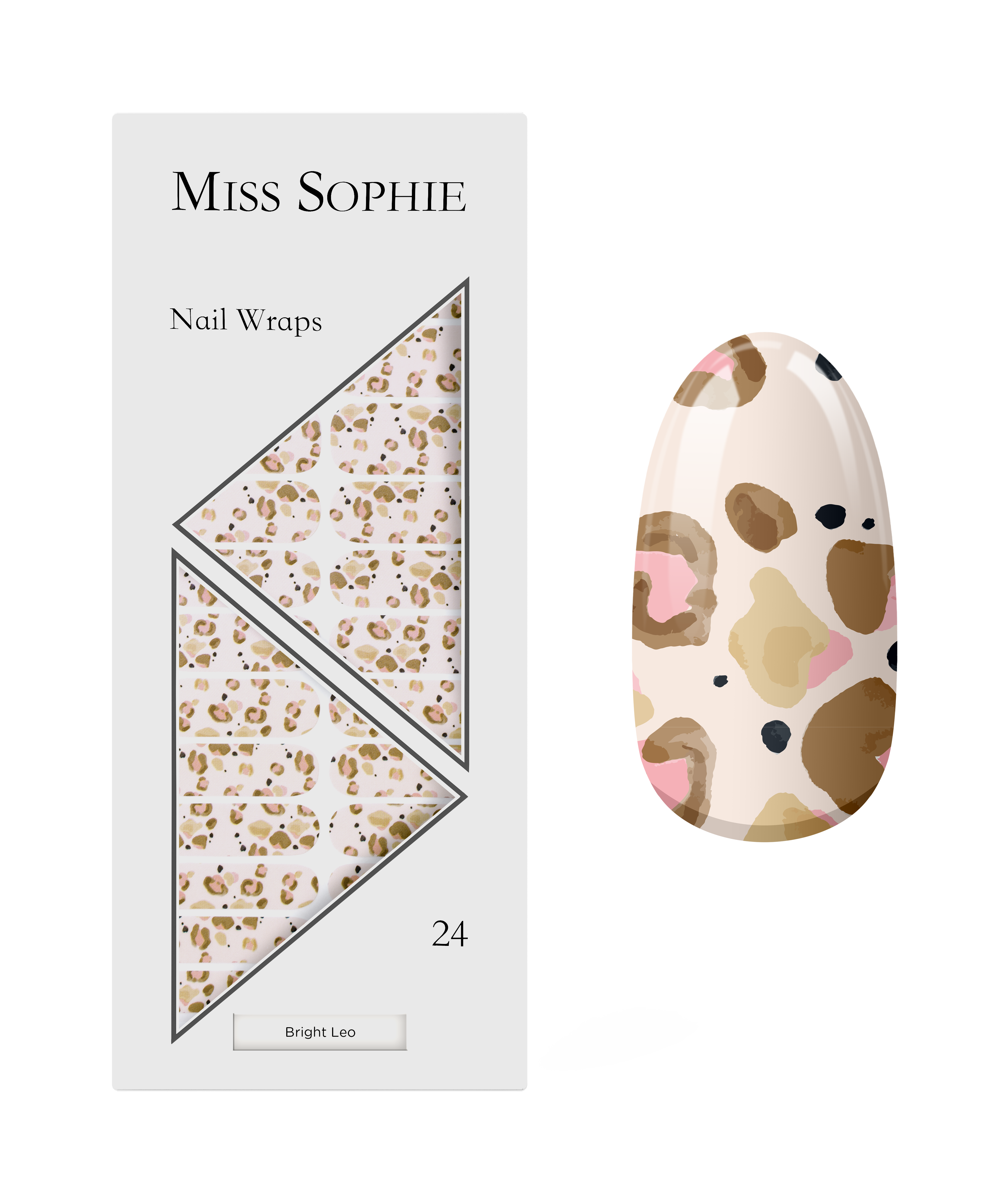 miss-sophie-s-bright-leo-nail-wraps-mit-grafischem-herbst-design image 1