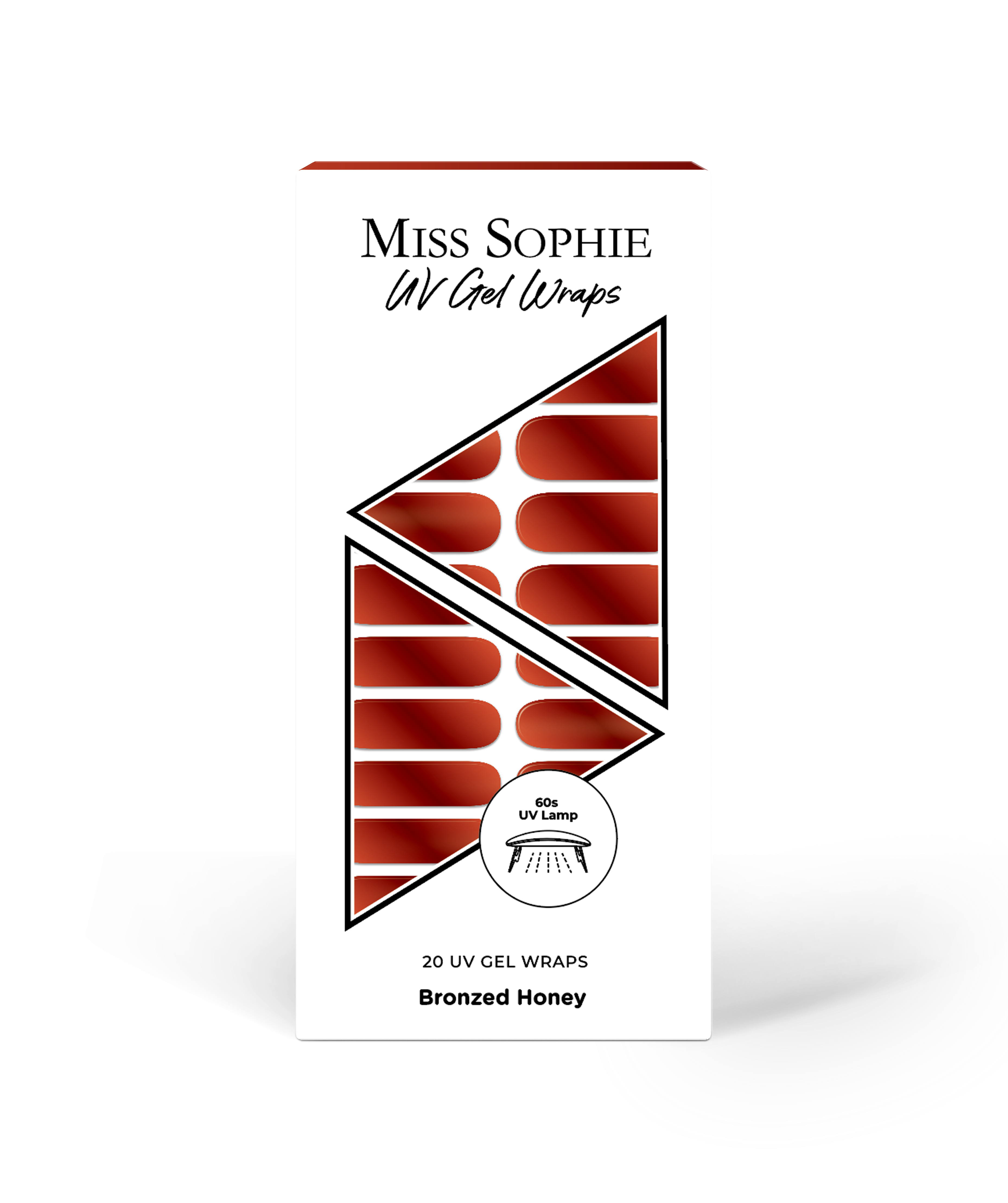 miss-sophie-s-bronzed-honey-uv-uv-gel-nagelfolien-diagonal-verlauf-in-rot-und-br image 1