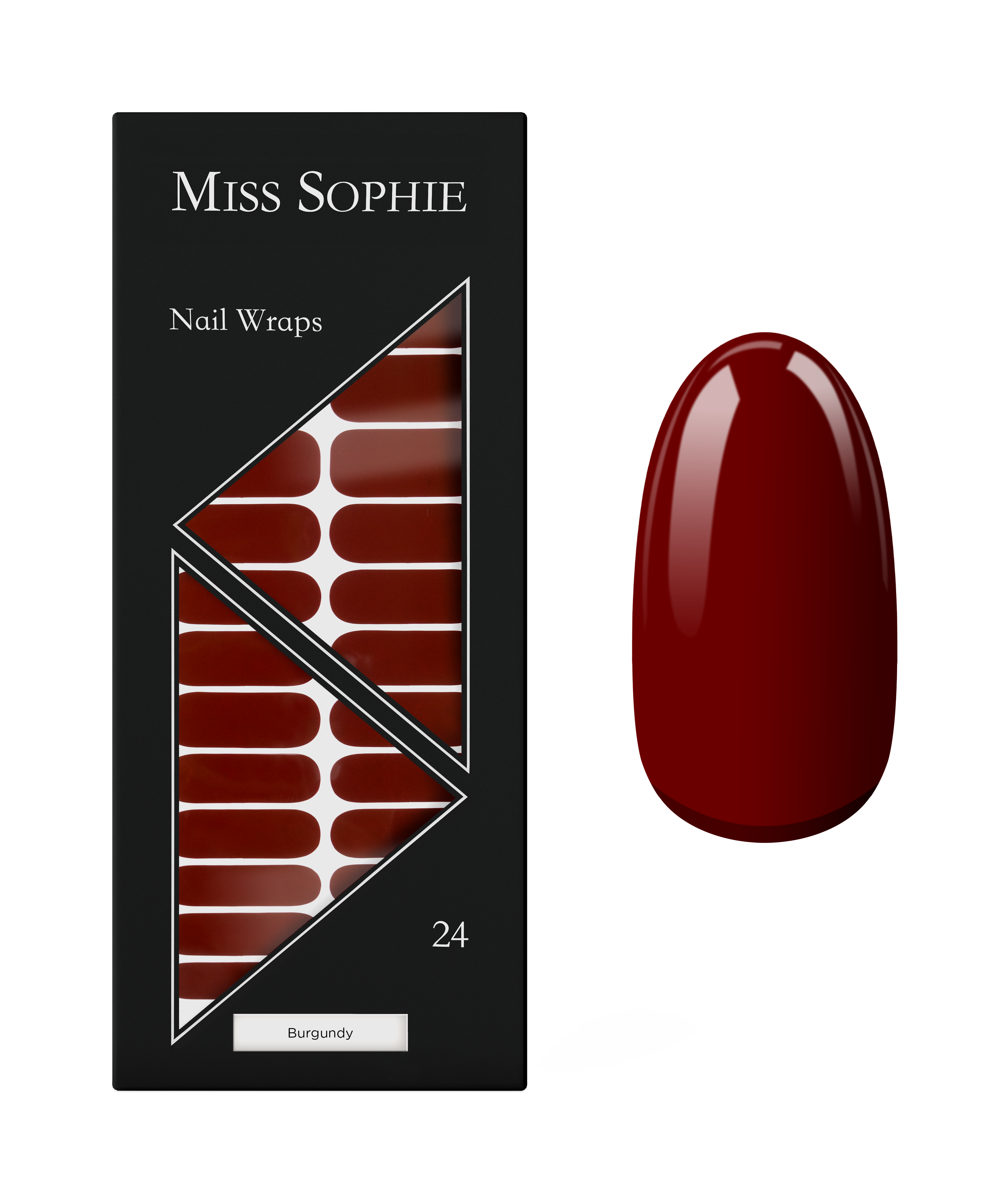 miss-sophie-s-burgundy-nagelfolien-in-sattem-burgunderrot-solid image 1