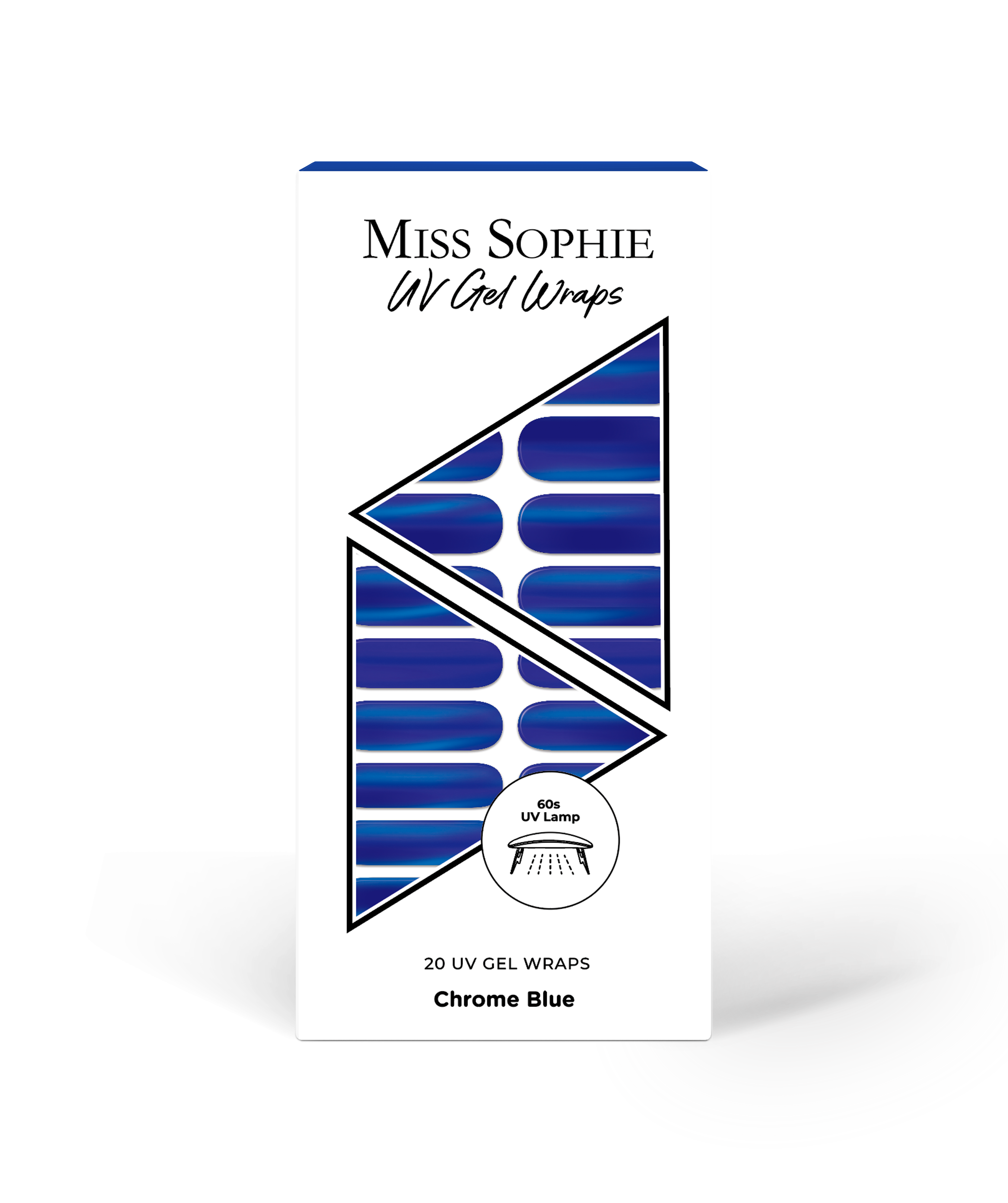 miss-sophie-s-chrome-blue-uv-gel-nagel-wraps-metallic-blau-mit-chrome-effekt-f-r image 1