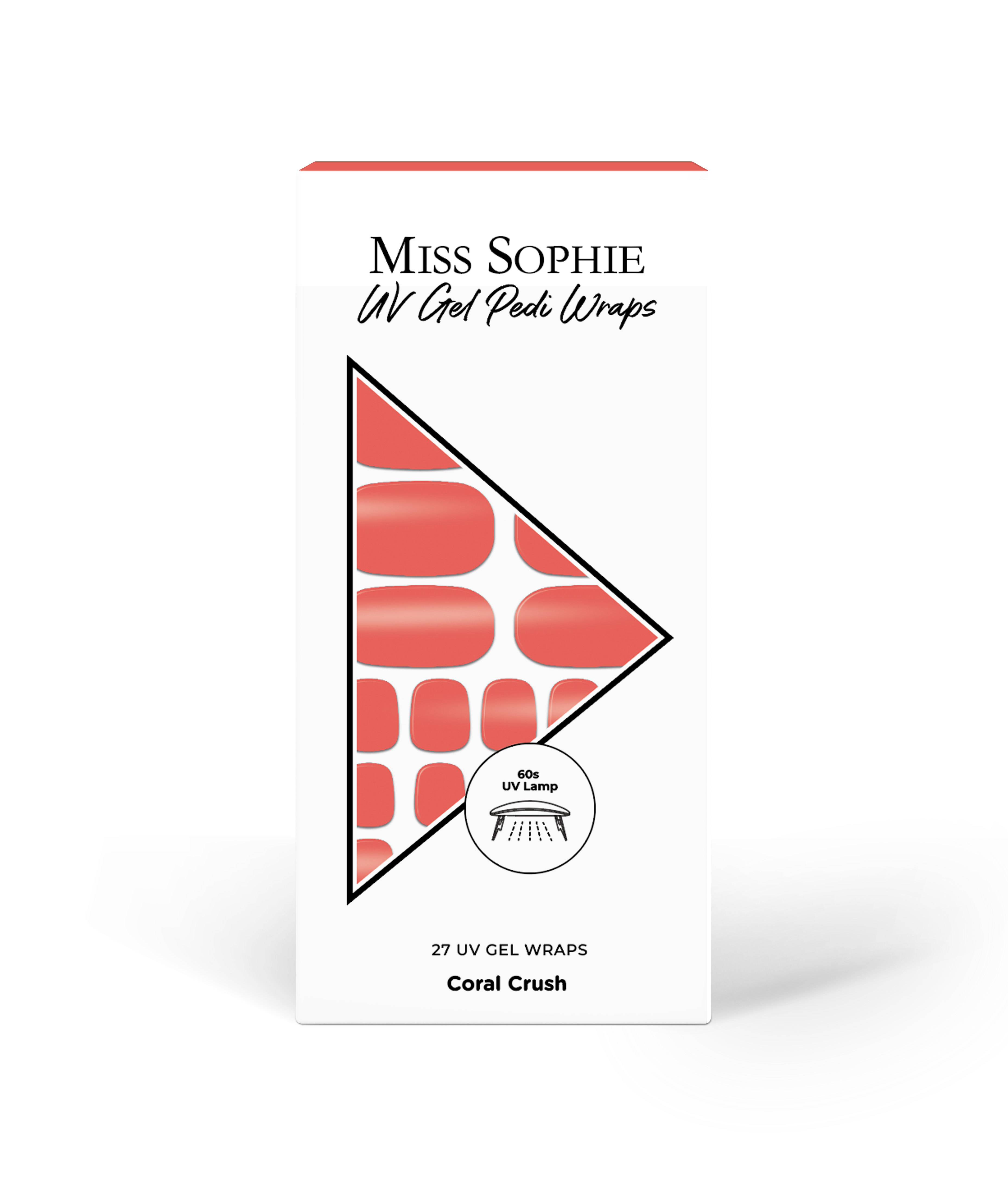 miss-sophie-s-coral-crush-uv-pedicure-nagelfolien-kr-ftiges-koralle-uv-gel-desig image 5