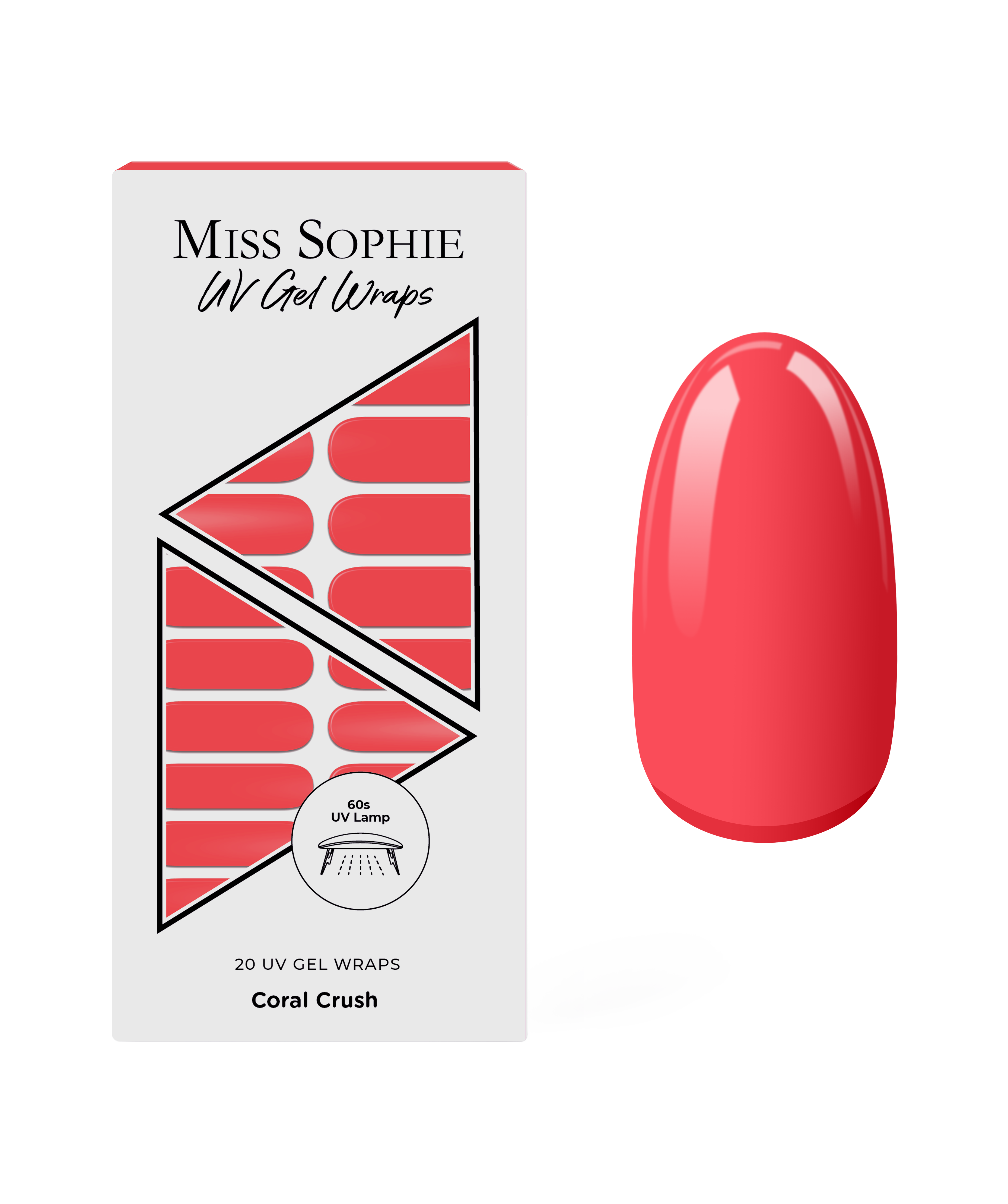 miss-sophie-s-coral-crush-uv-gel-nagelfolien-korallen-rosa-deckender-solid-look image 1