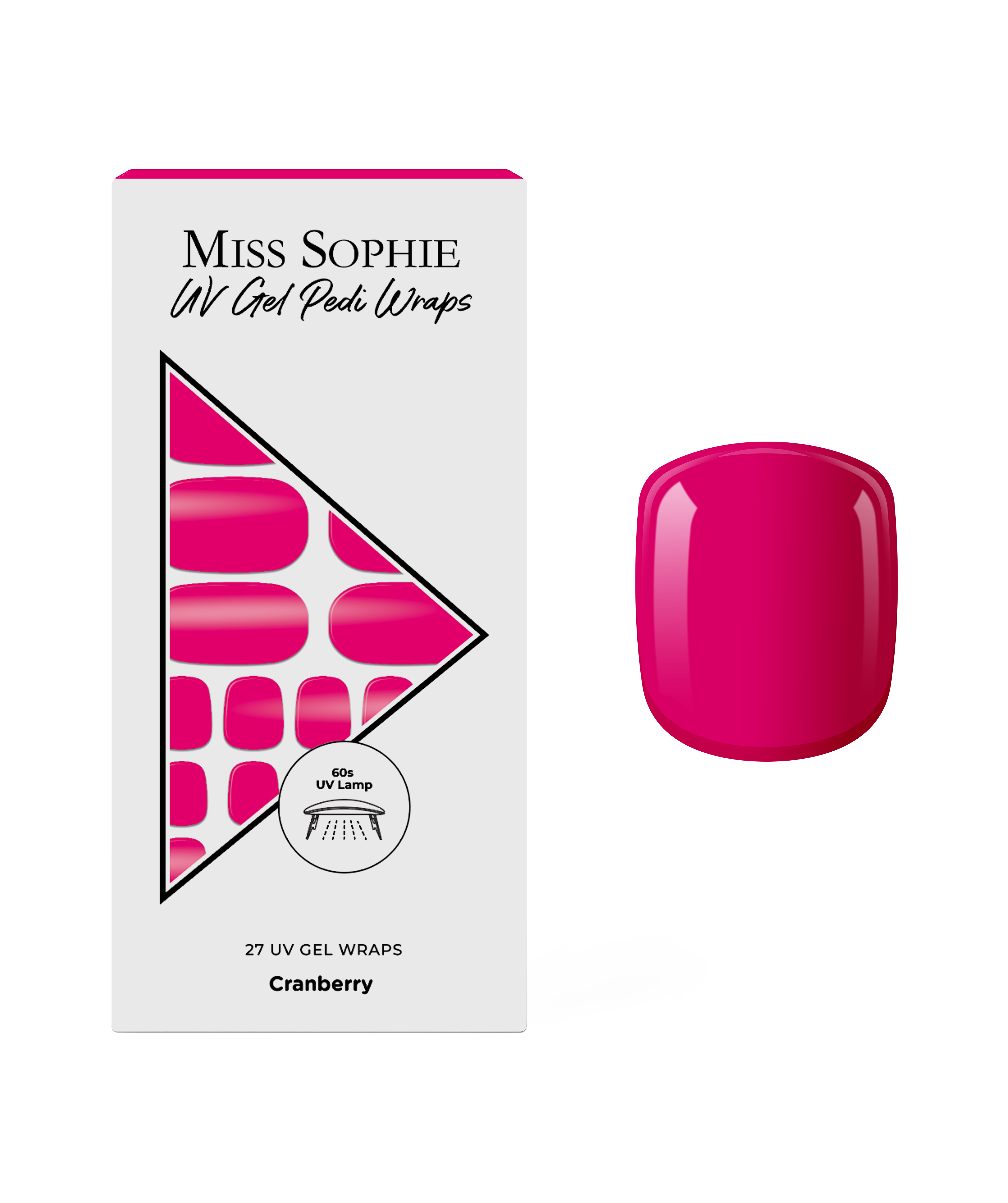 miss-sophie-s-cranberry-uv-pedicure-uv-gel-nagelfolien-f-r-zehenn-gel-in-klassis image 1
