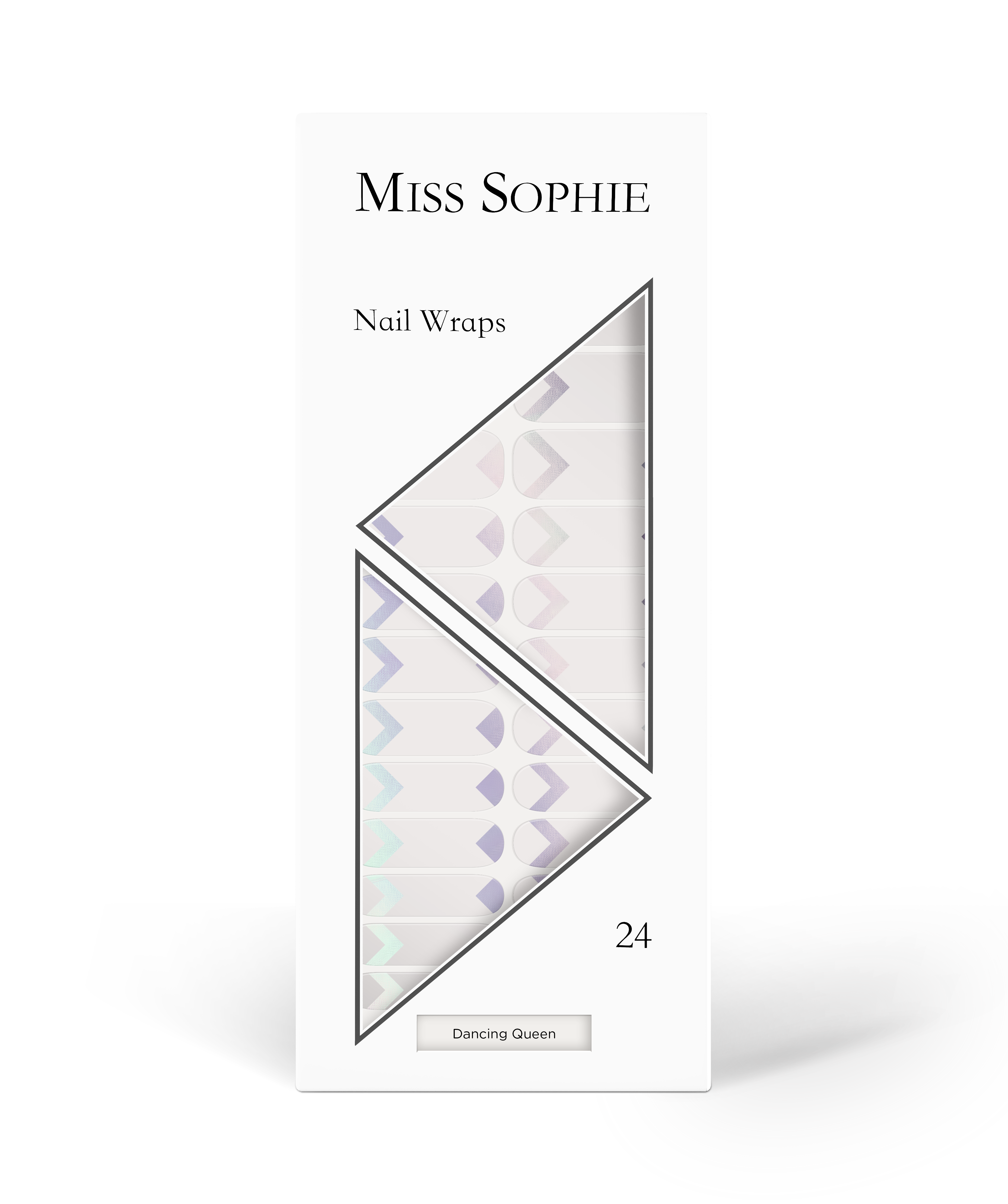 miss-sophie-s-dancing-queen-nagelfolien-holographisches-party-design-in-gr-n-rot image 4