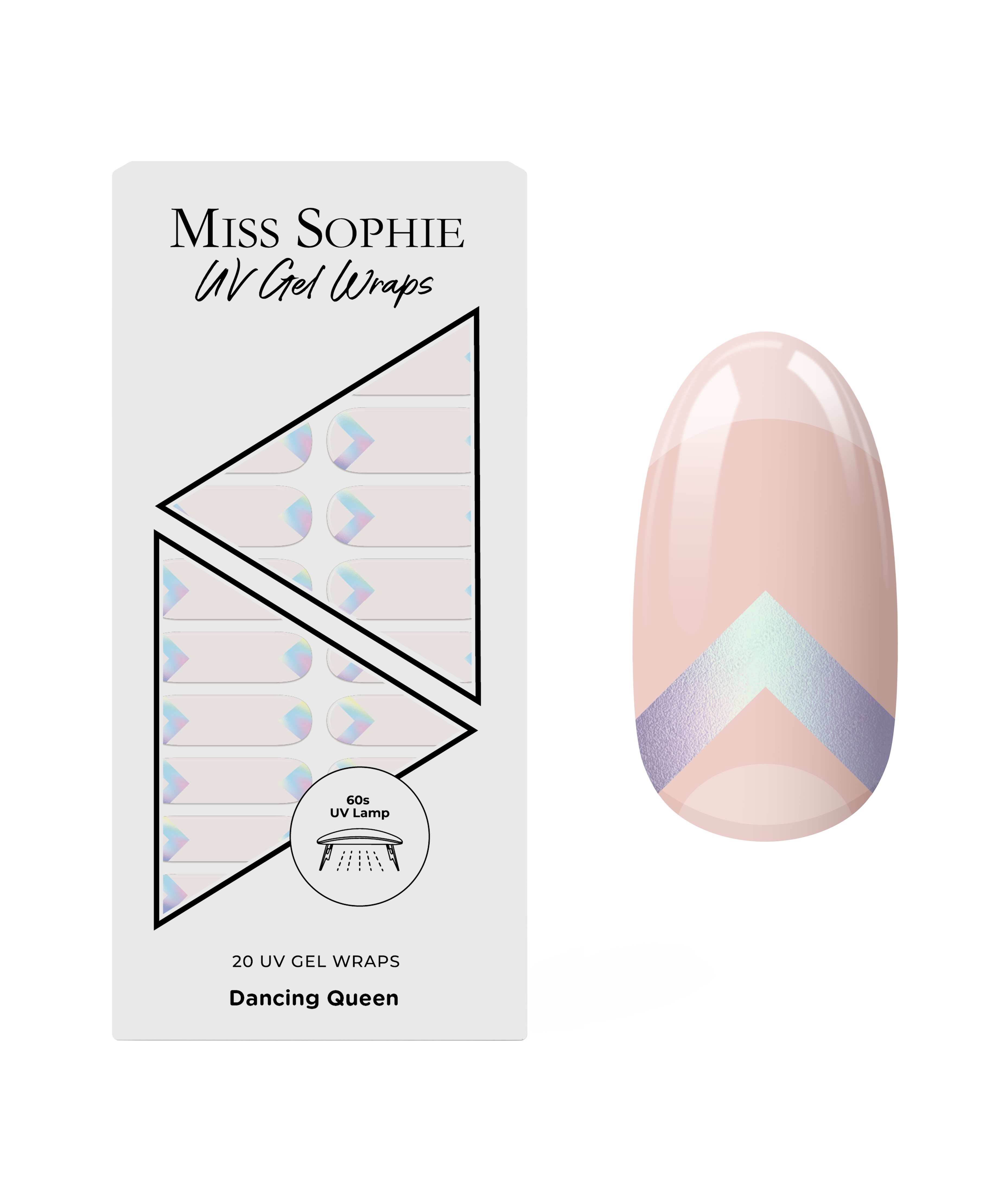 miss-sophie-s-dancing-queen-uv-nagelfolien-holografische-party-nagelwraps-in-gr- image 1