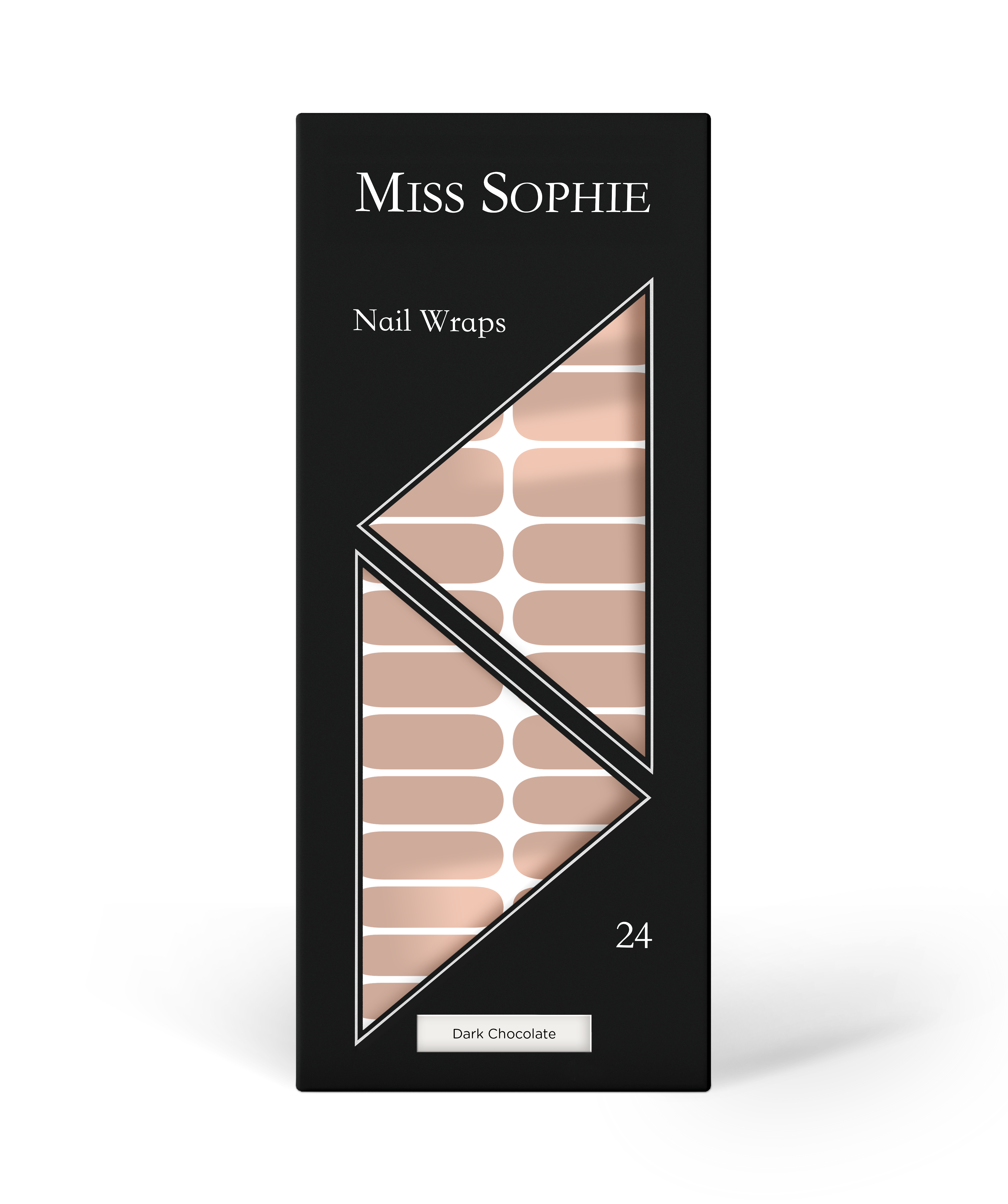 miss-sophie-s-dark-chocolate-nagelfolien-soft-touch-collection-tiefes-matt-braun image 1