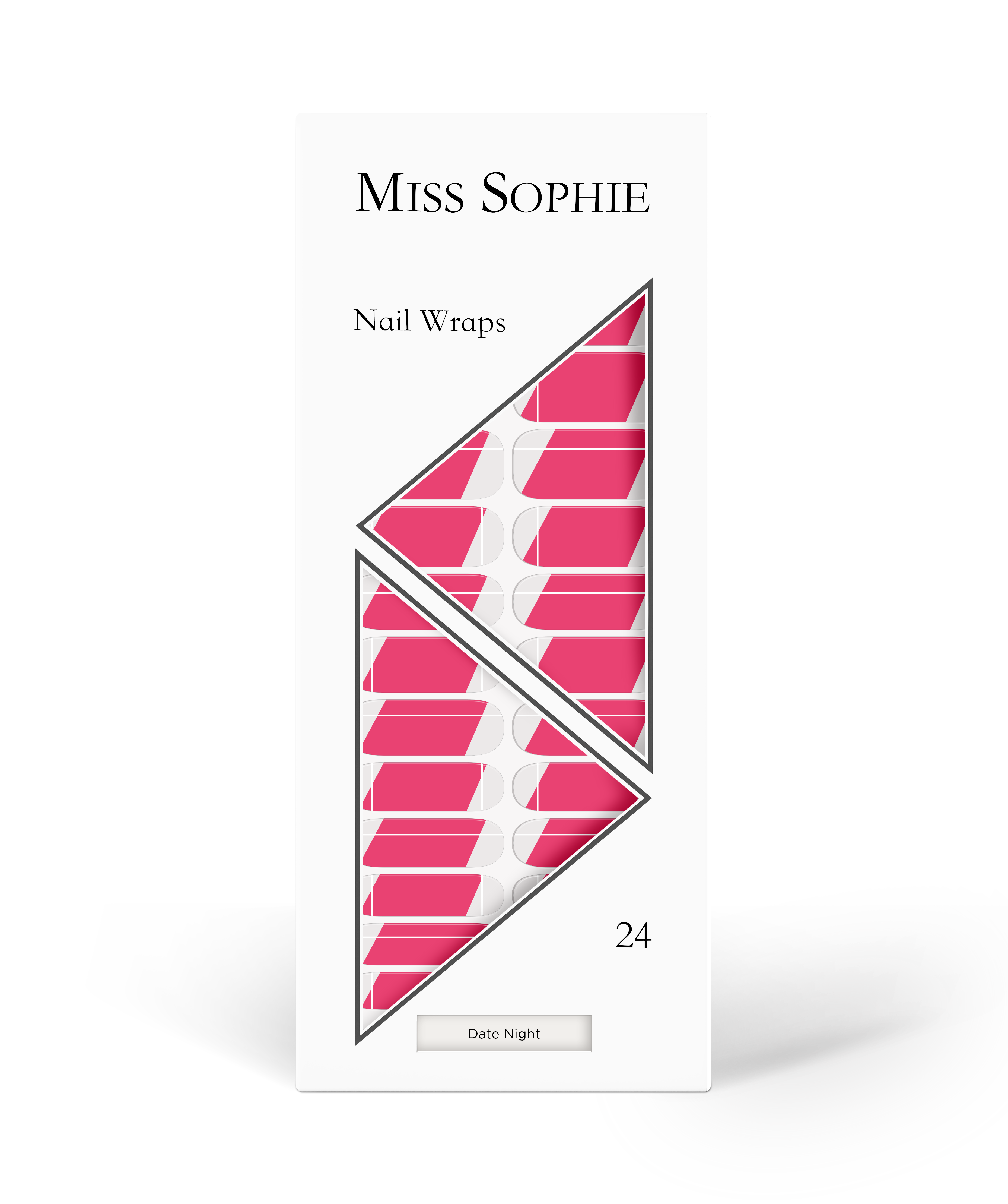 miss-sophie-s-date-night-nail-wraps-transparente-eleganz-mit-intensivem-pink image 4