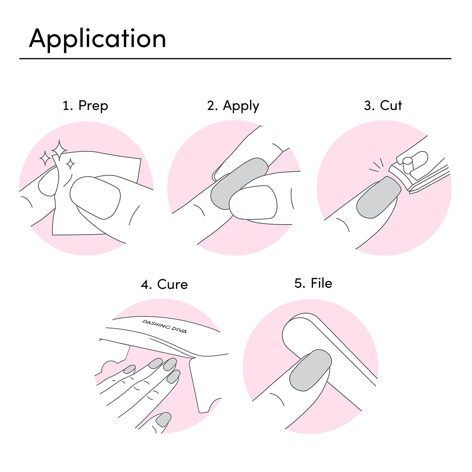 dashing-diva-glaze-pearly-whites-semi-cured-french-nagelstreifen-bundle-mit-led- image 4