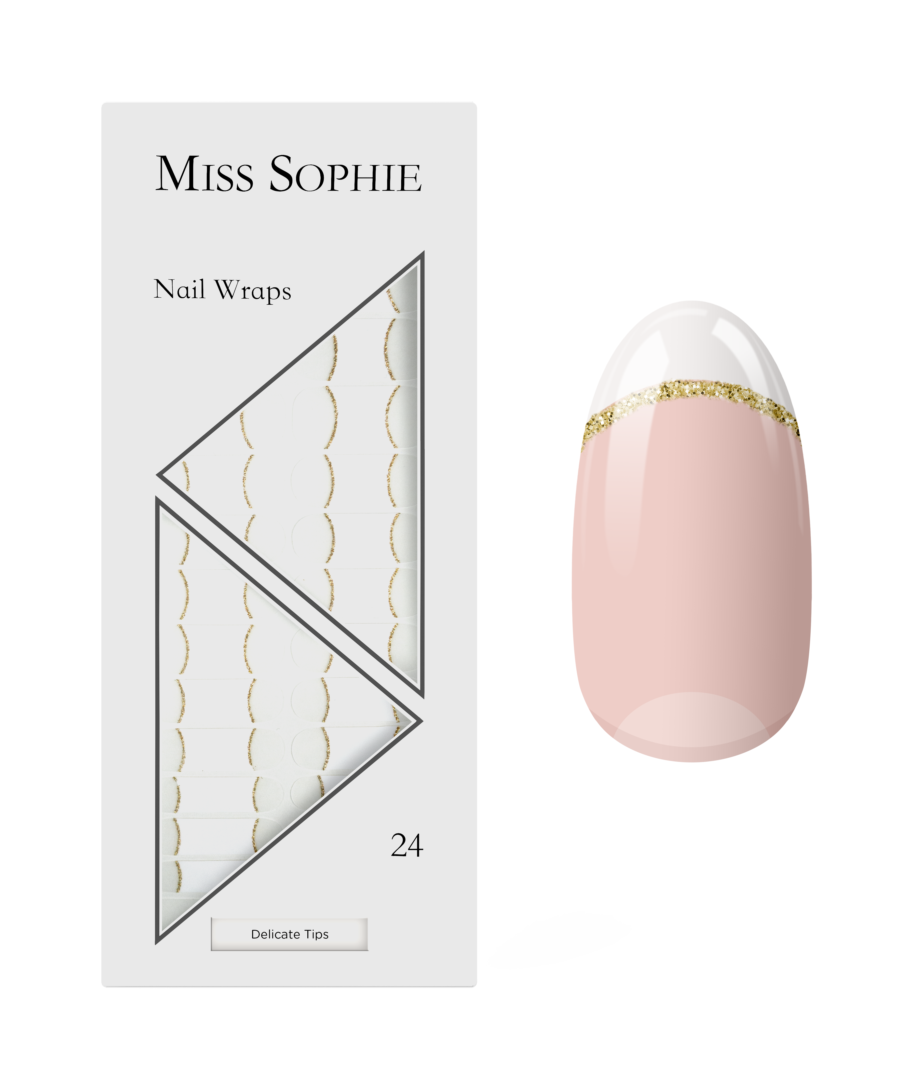 miss-sophie-s-delicate-tips-nagelfolien-transparente-french-nails-mit-raffiniert image 1