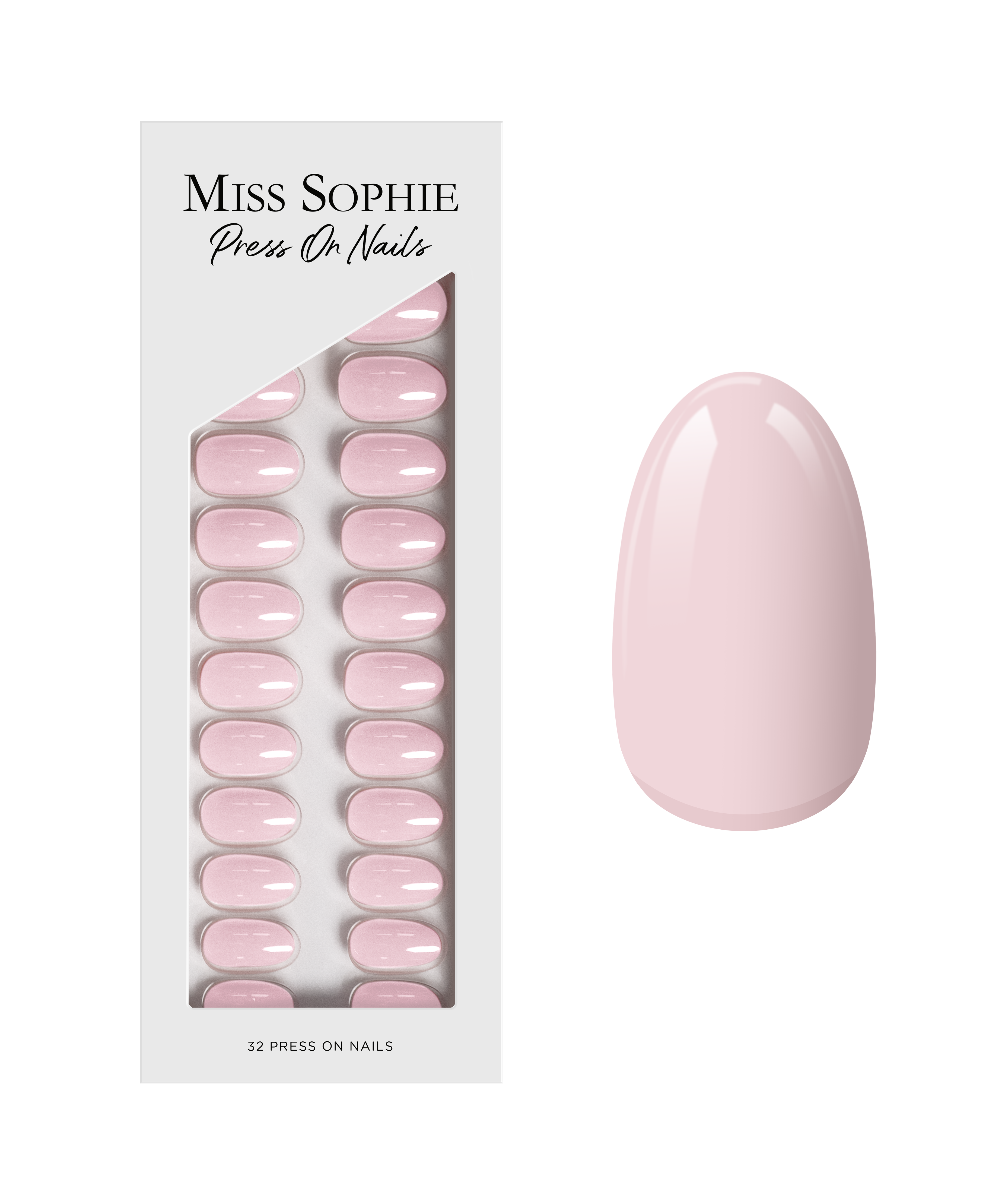 miss-sophie-s-ever-nude-press-on-nails-kurze-runde-fertign-gel-im-klassischen-nu image 1