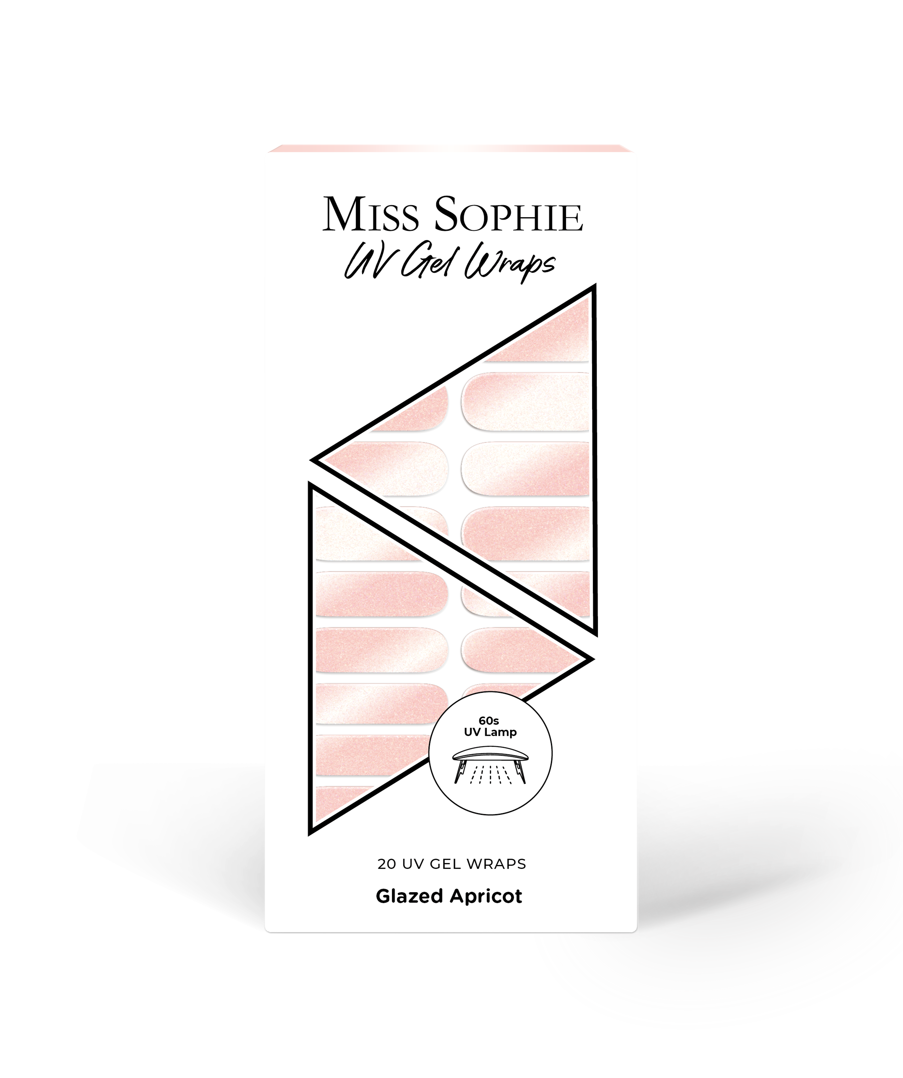 miss-sophie-s-glazed-apricot-uv-gel-nagelfolien-pfirsich-mit-glazed-donut-shimme image 1