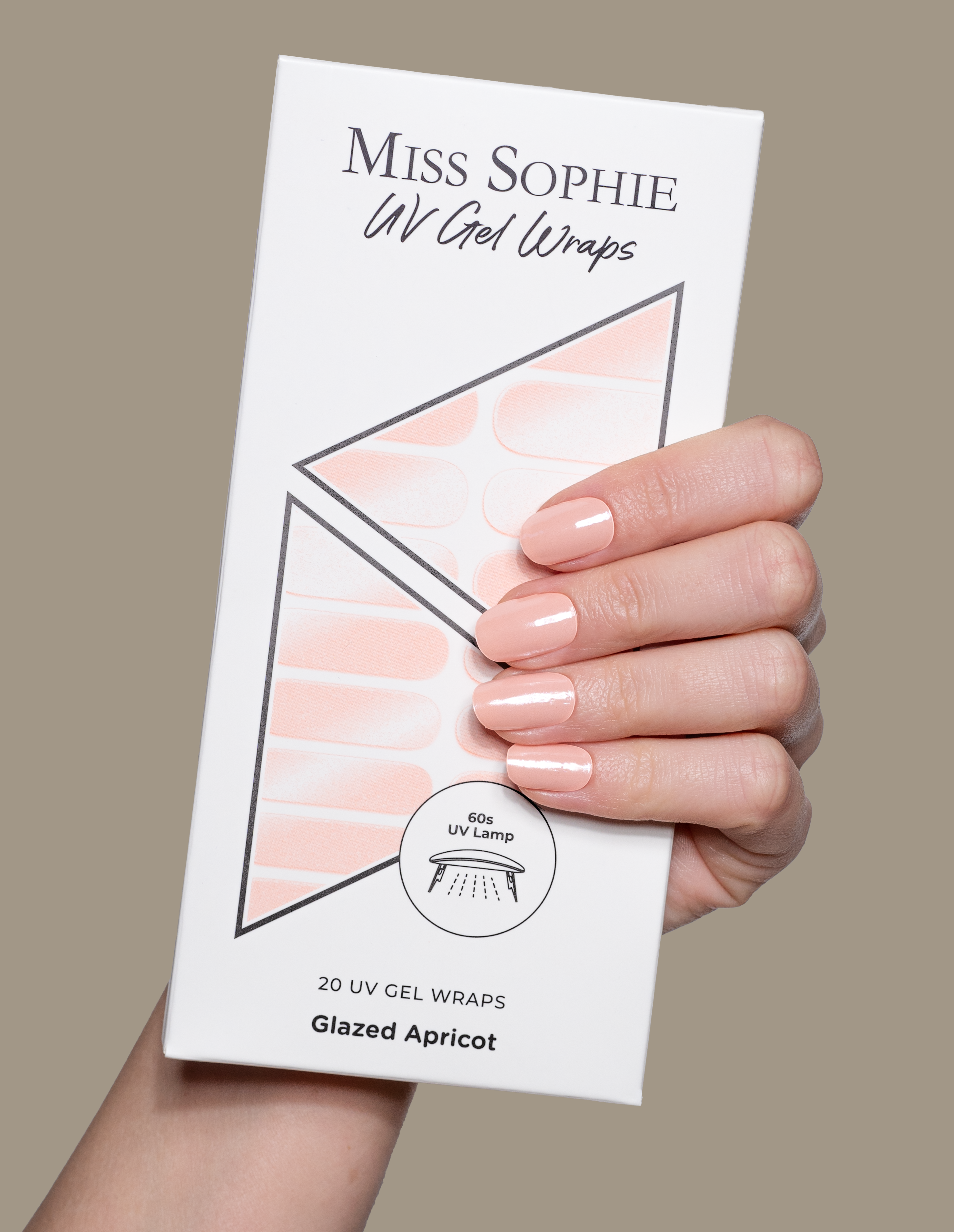 miss-sophie-s-glazed-apricot-uv-gel-nagelfolien-pfirsich-mit-glazed-donut-shimme image 5